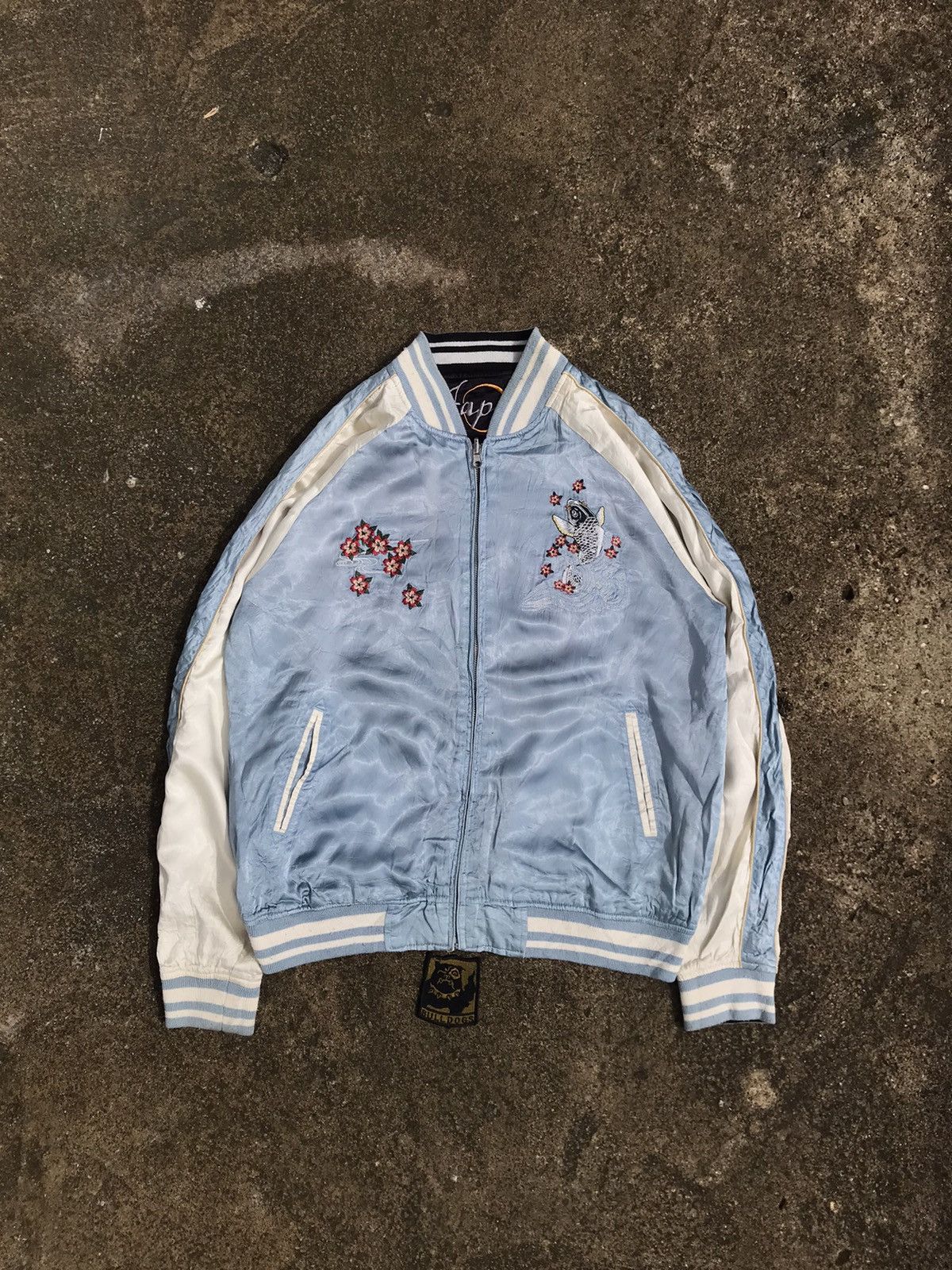 Other Vintage 90s Kara Kuri Generation Sukajan Jacket( Reversible) Size US L / EU 52-54 / 3 - 3 Thumbnail