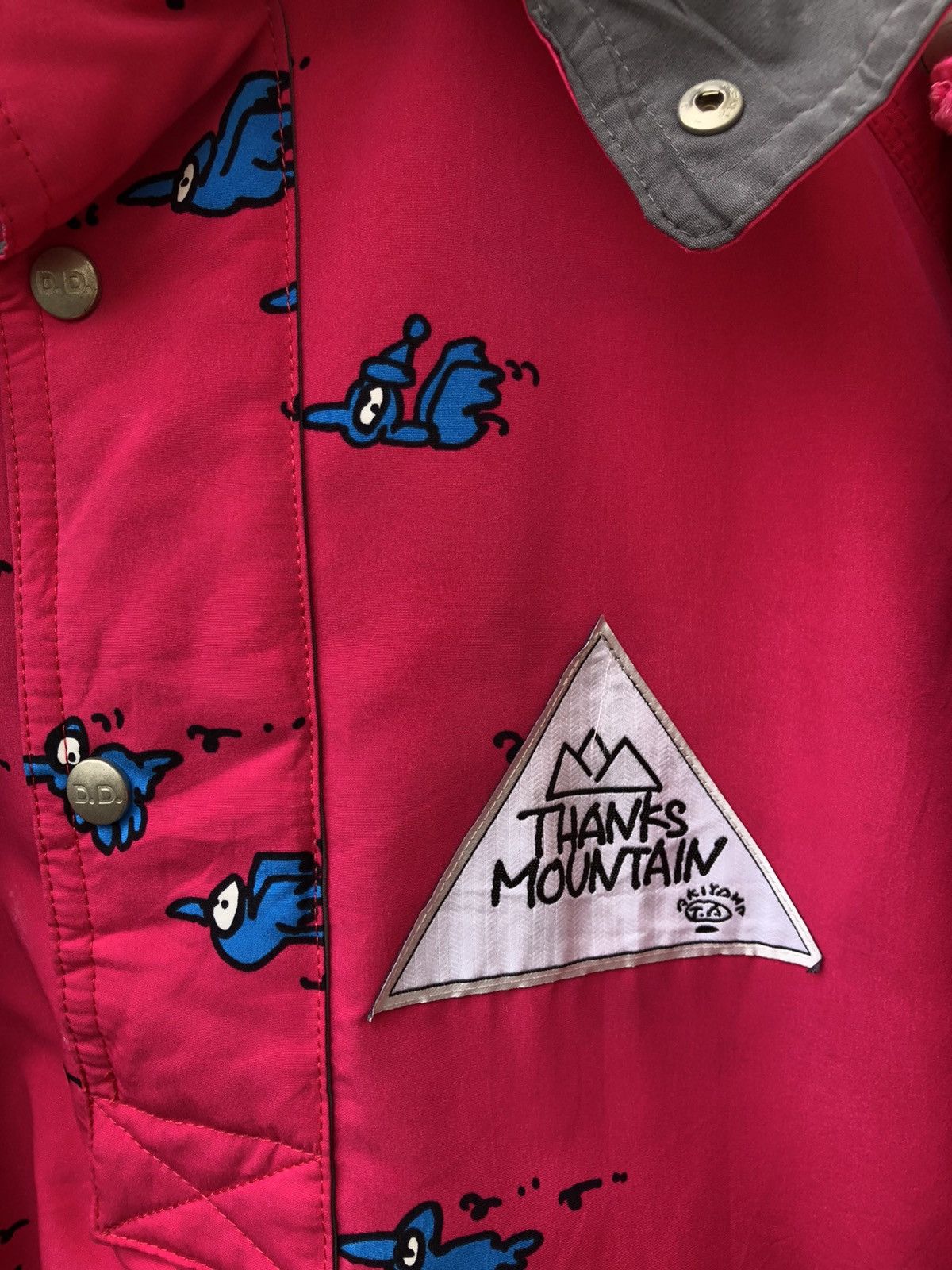 Descente Vintage 90s Descente THANKS MOUNTAIN Akiyama Ski Jacket Size US L / EU 52-54 / 3 - 7 Thumbnail