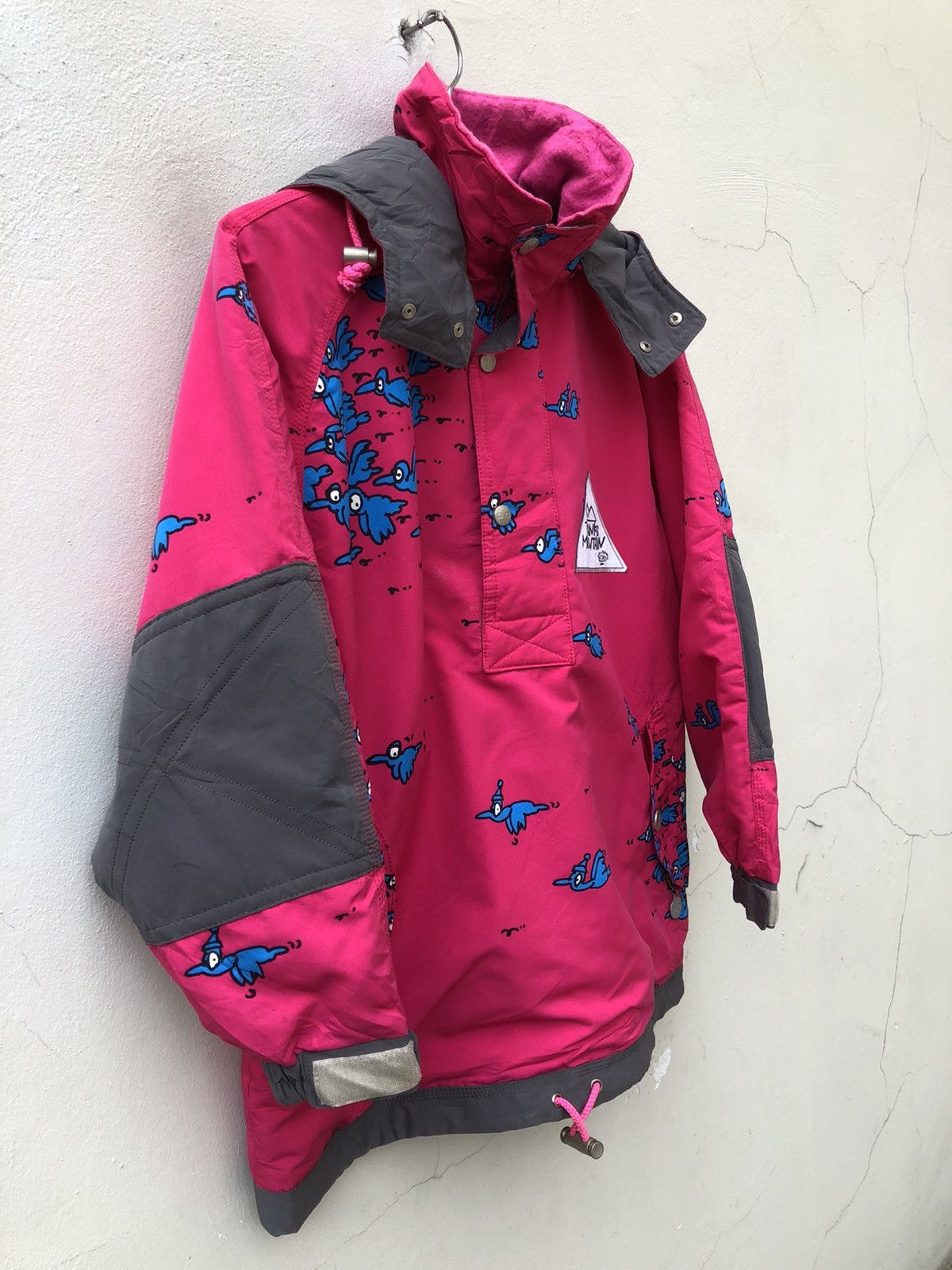 Descente Vintage 90s Descente THANKS MOUNTAIN Akiyama Ski Jacket Size US L / EU 52-54 / 3 - 6 Thumbnail