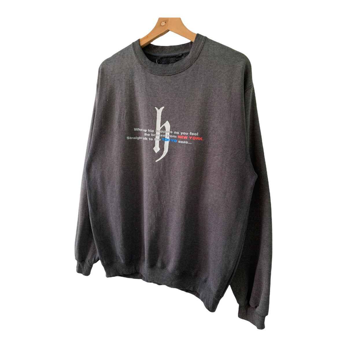 Japanese Brand Vintage Dj Honda Hip Hop Crewneck Sweatshirt Size M Size US M / EU 48-50 / 2 - 2 Thumbnail