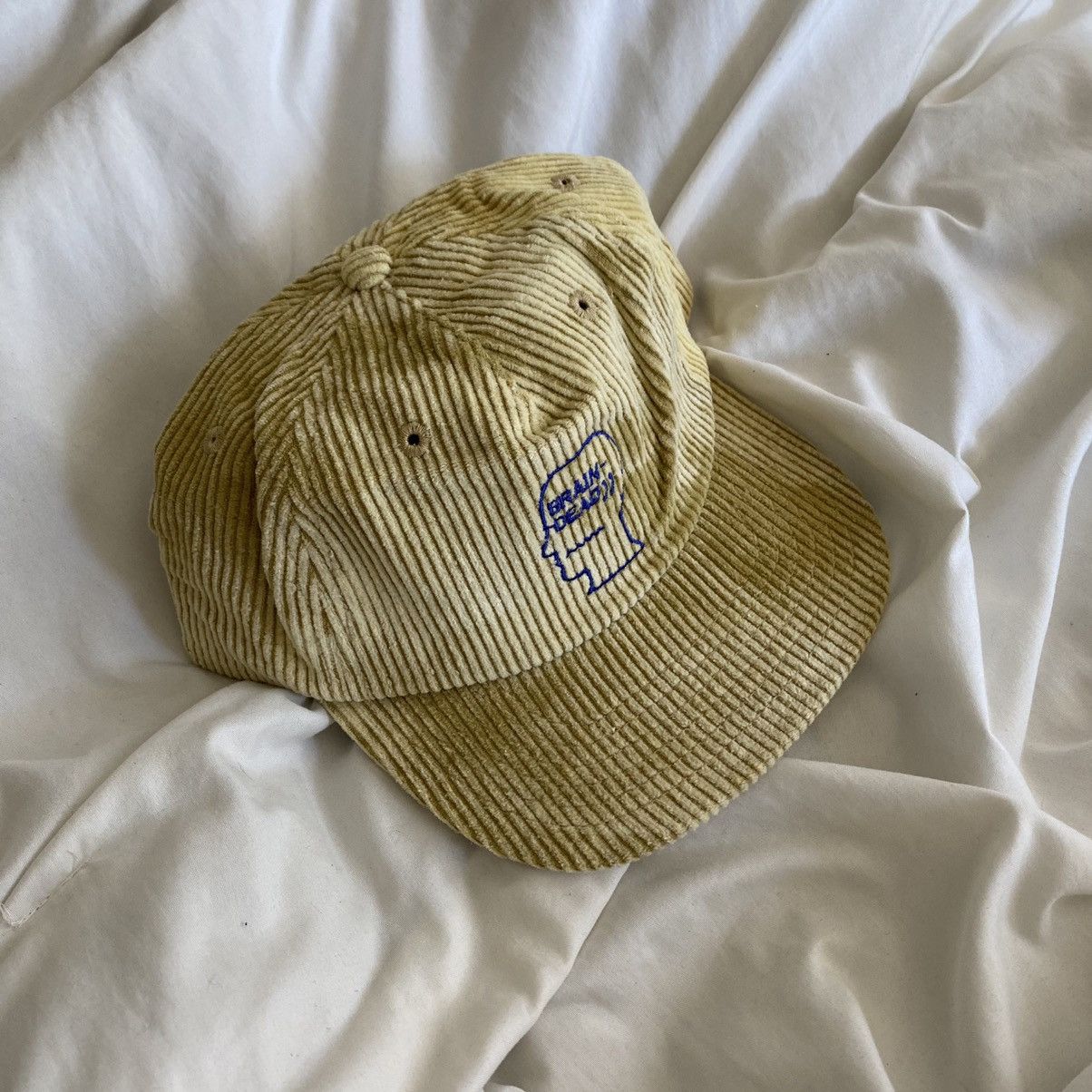 帽子 Brain Dead Bleach Cord Logo Head Cap Buy Brain Dead Bleach Cord Logo Head 5 Panel Cap 'Mallard Green