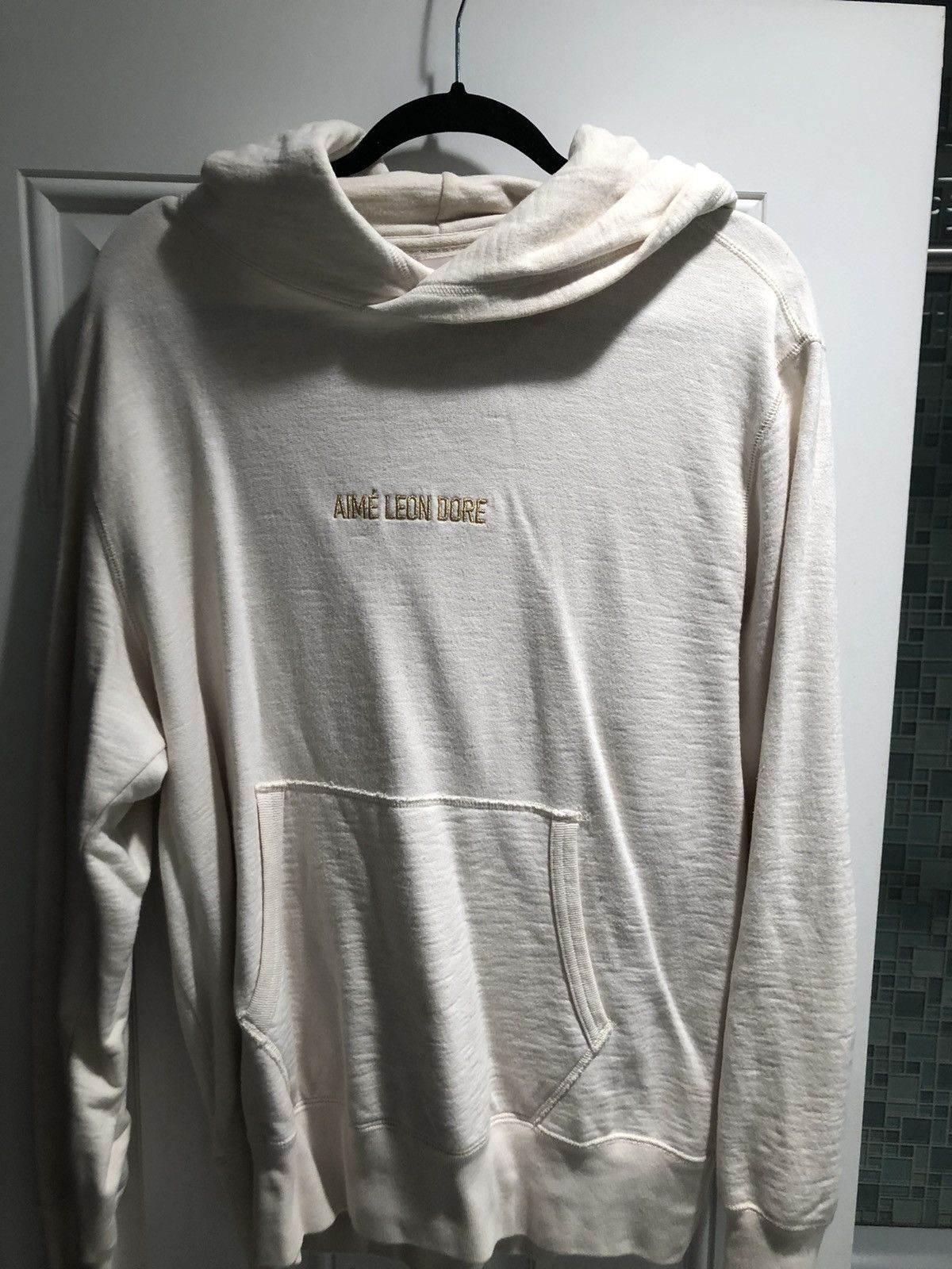 Aime Leon Dore Aime Leon Dore Cream Hoodie Size US M / EU 48-50 / 2 - 2 Thumbnail