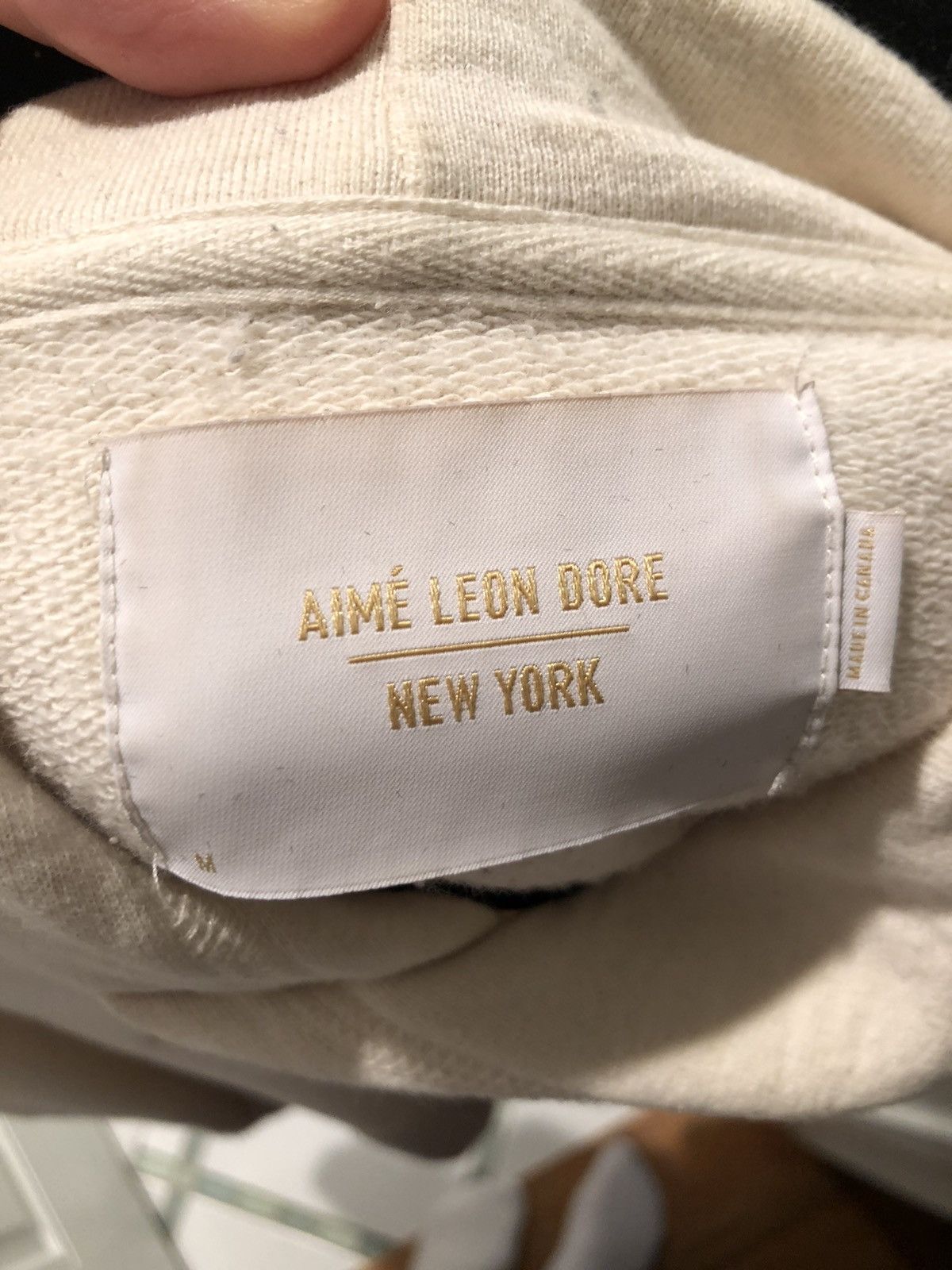 Aime Leon Dore Aime Leon Dore Cream Hoodie Size US M / EU 48-50 / 2 - 4 Thumbnail