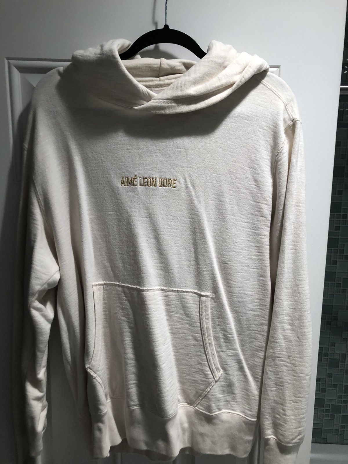 Aime Leon Dore Aime Leon Dore Cream Hoodie Size US M / EU 48-50 / 2 - 1 Thumbnail