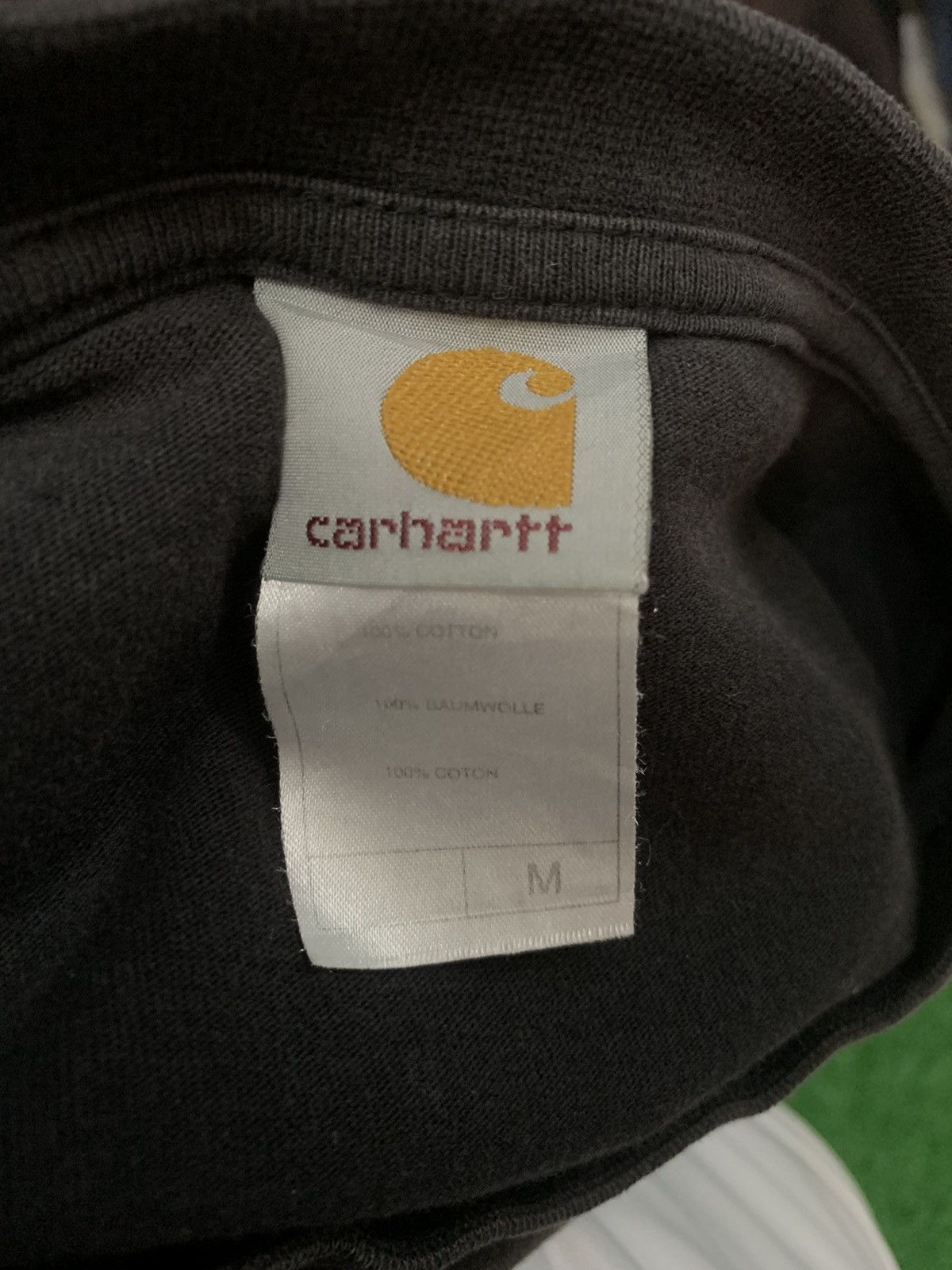 Carhartt × Vintage Vintage Carhartt Black Tshirt Size US M / EU 48-50 / 2 - 6 Thumbnail