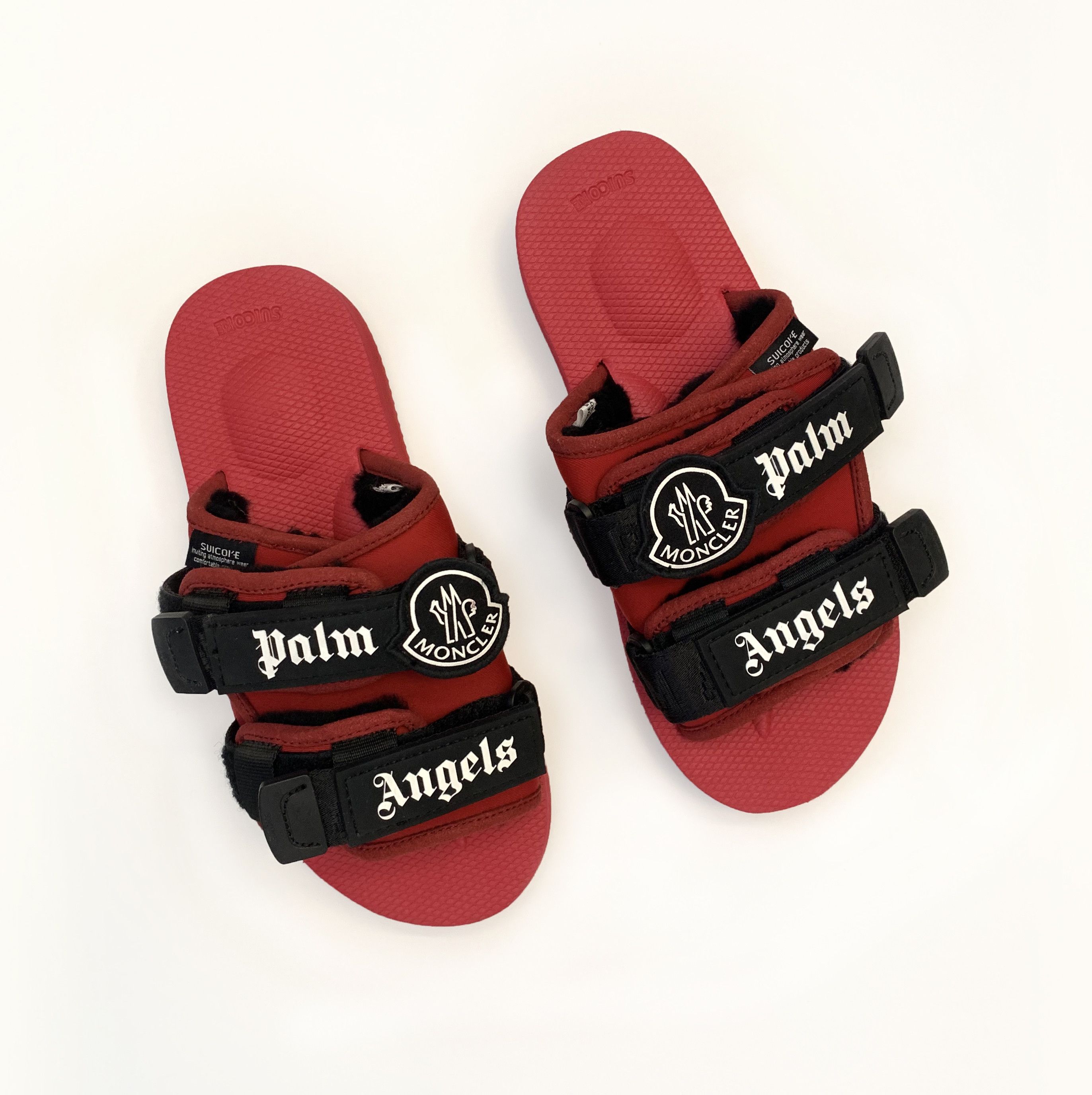 Palm Angels Suicoke Moto-m Sandals in Black for Men