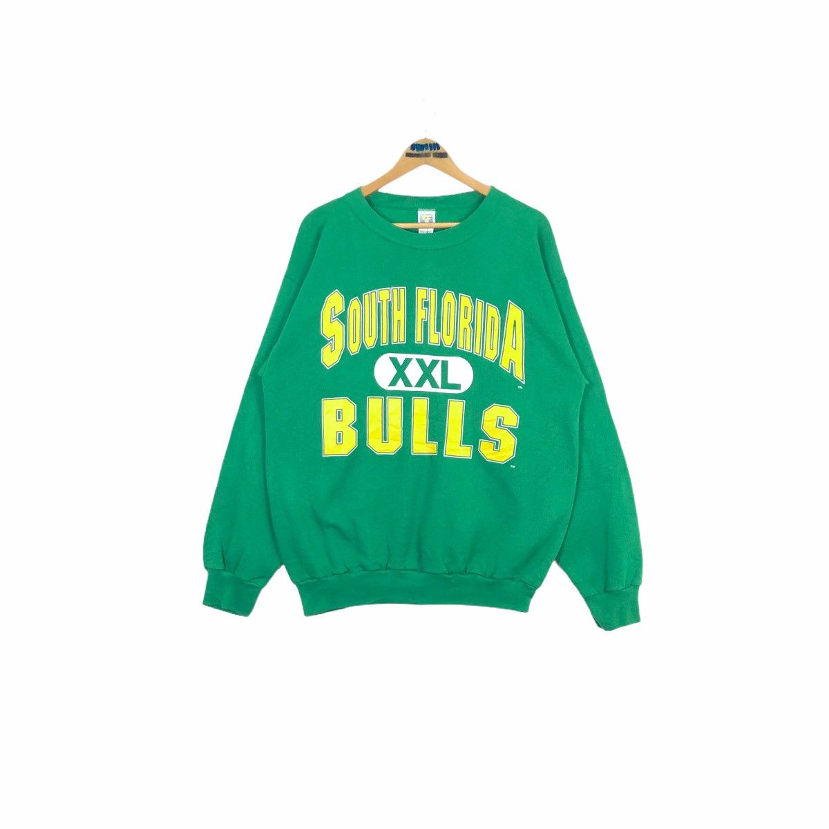 NCAA Vintage 90s University Of South Florida Bulls Sweatshirt Size US L / EU 52-54 / 3 - 2 Thumbnail