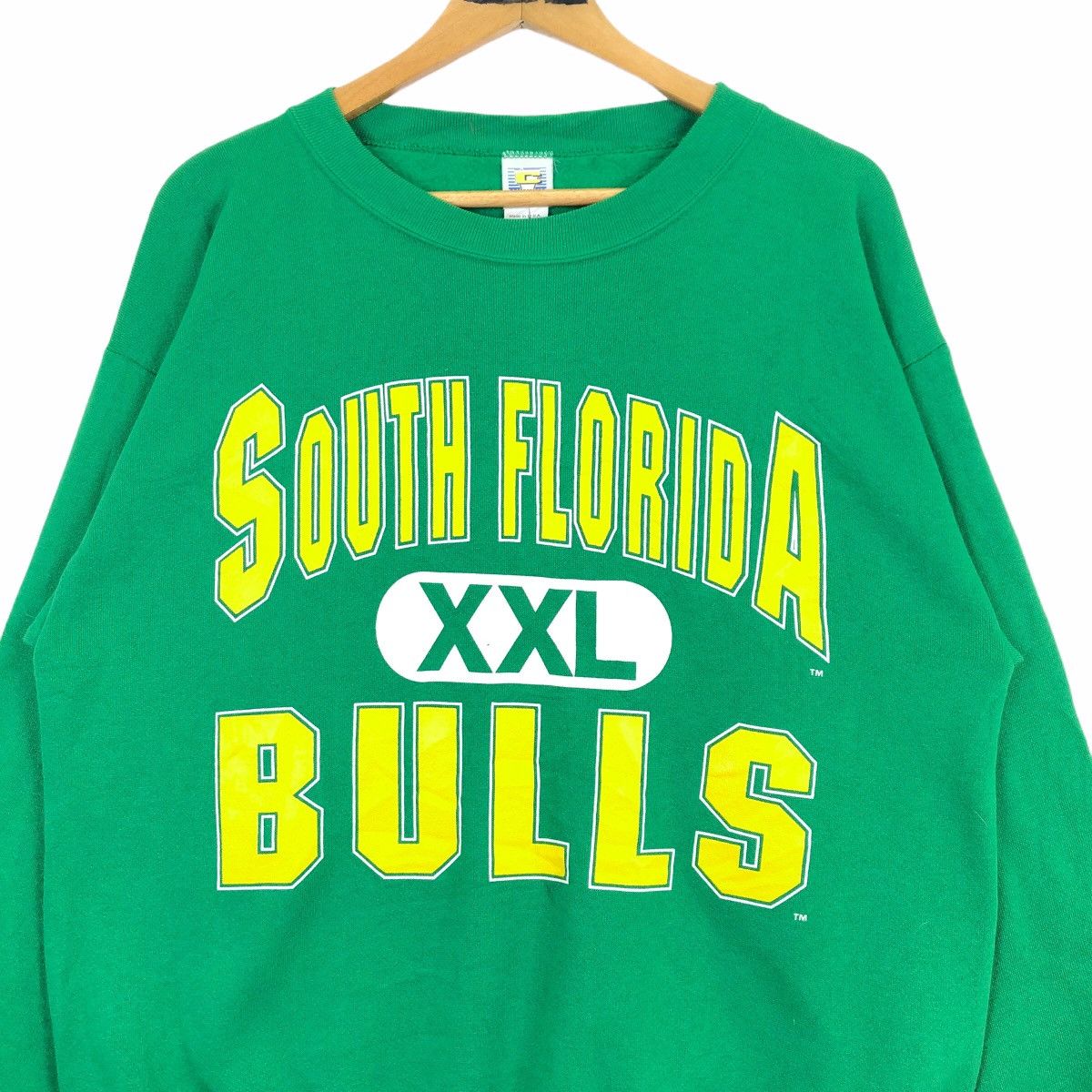 NCAA Vintage 90s University Of South Florida Bulls Sweatshirt Size US L / EU 52-54 / 3 - 5 Thumbnail
