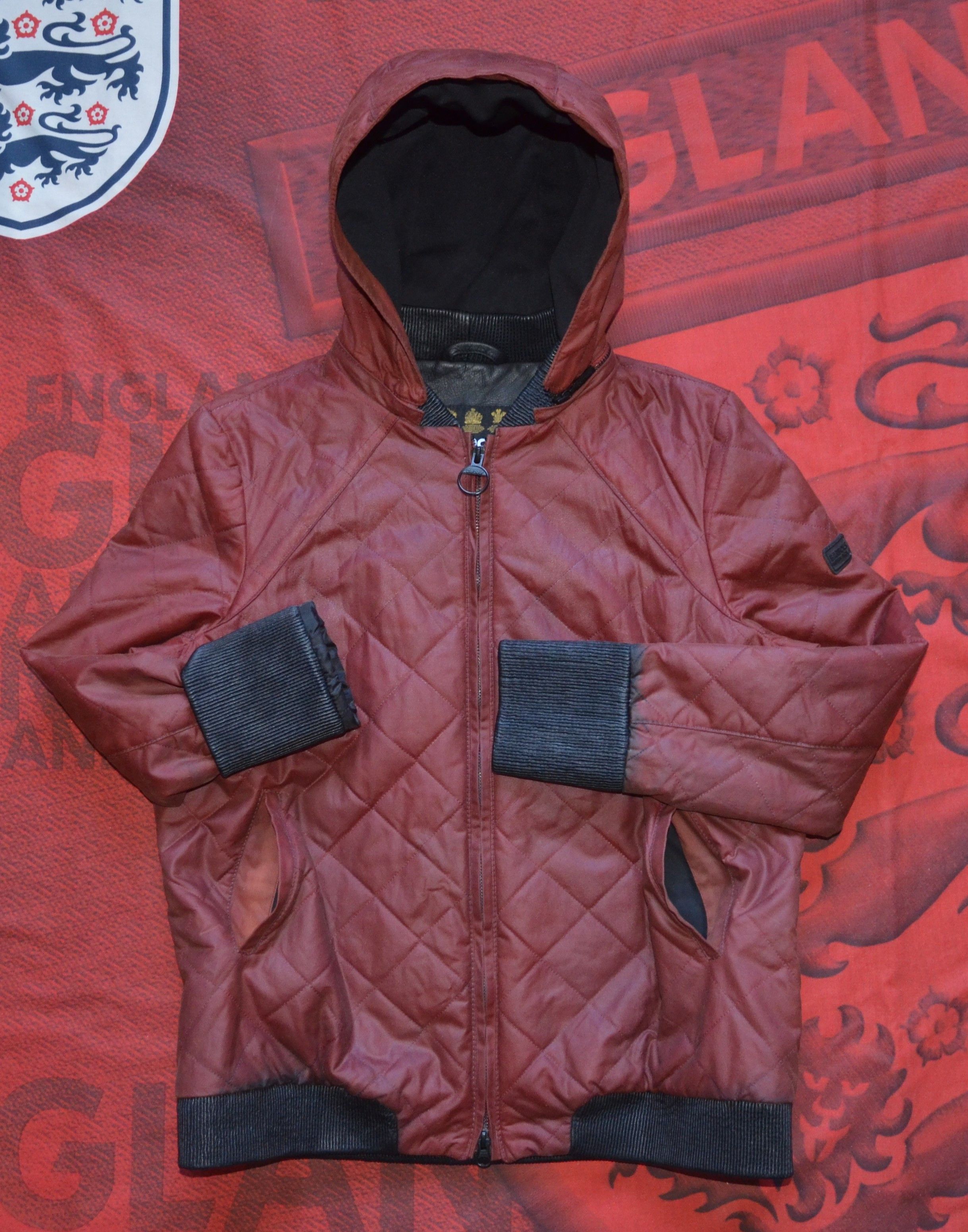 Barbour Barbour Rogue Bomber Wax Women Hooded Jacket Motorcycle Size XL / US 12-14 / IT 48-50 - 24 Thumbnail