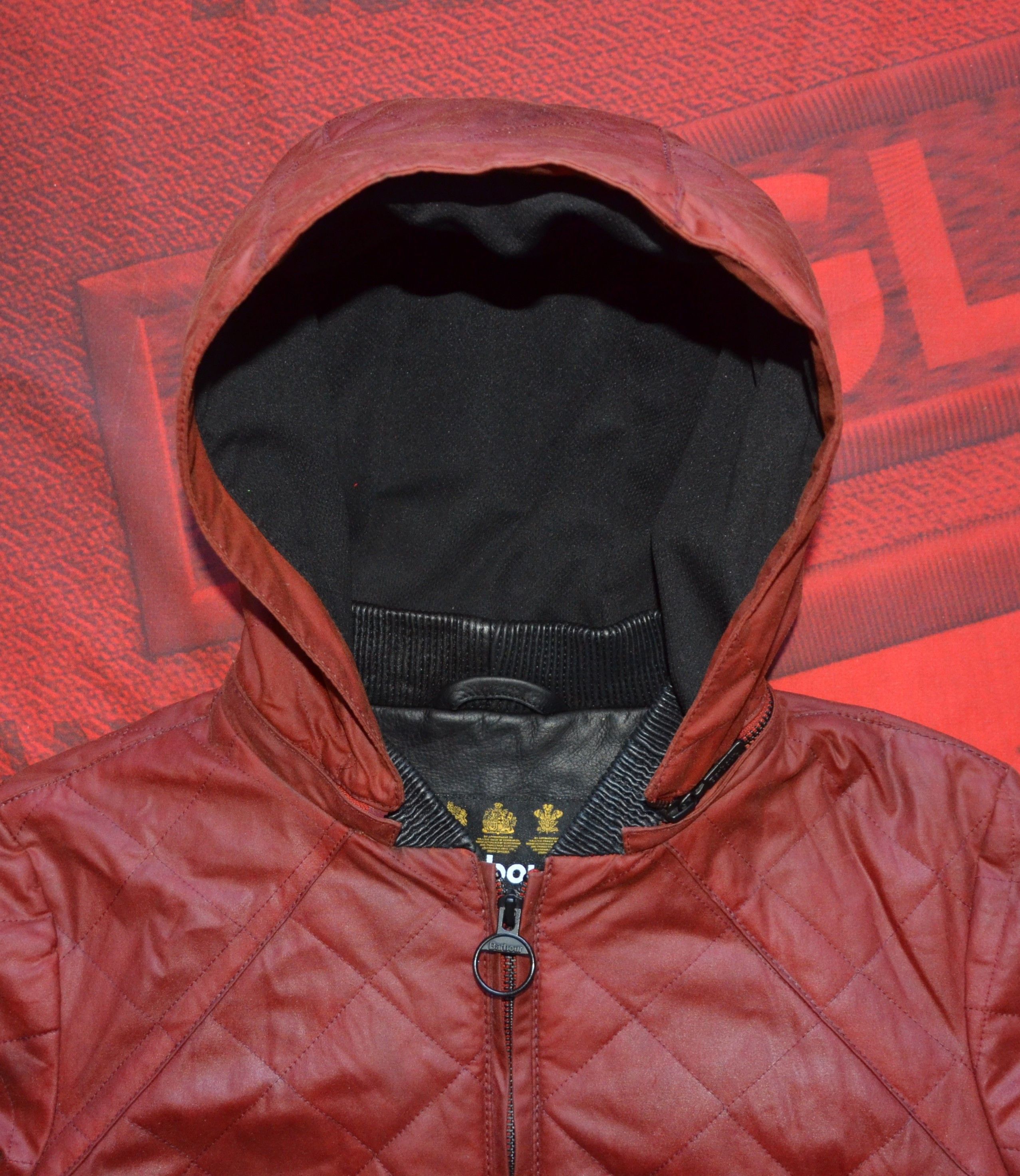 Barbour Barbour Rogue Bomber Wax Women Hooded Jacket Motorcycle Size XL / US 12-14 / IT 48-50 - 2 Thumbnail