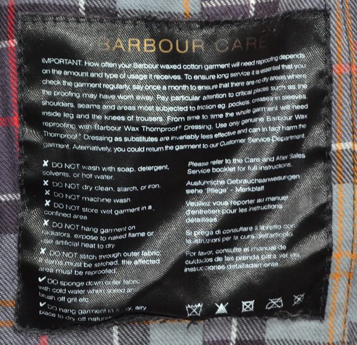 Barbour Barbour International Wax Jacket Womens Black Waxed Cotton Size S / US 4 / IT 40 - 25 Thumbnail