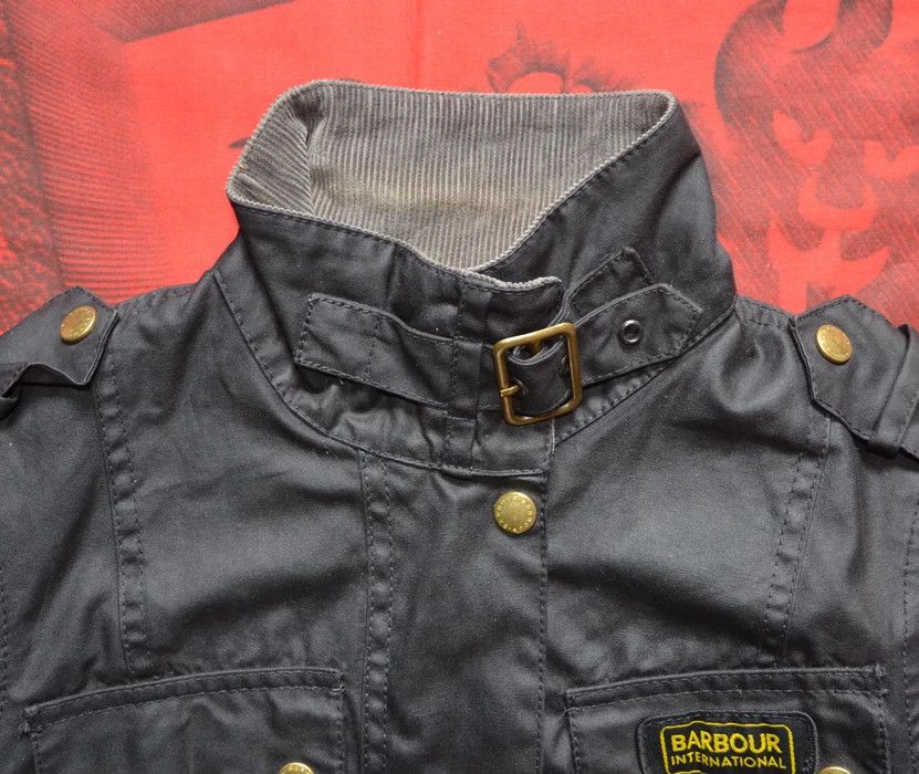 Barbour Barbour International Wax Jacket Womens Black Waxed Cotton Size S / US 4 / IT 40 - 20 Thumbnail