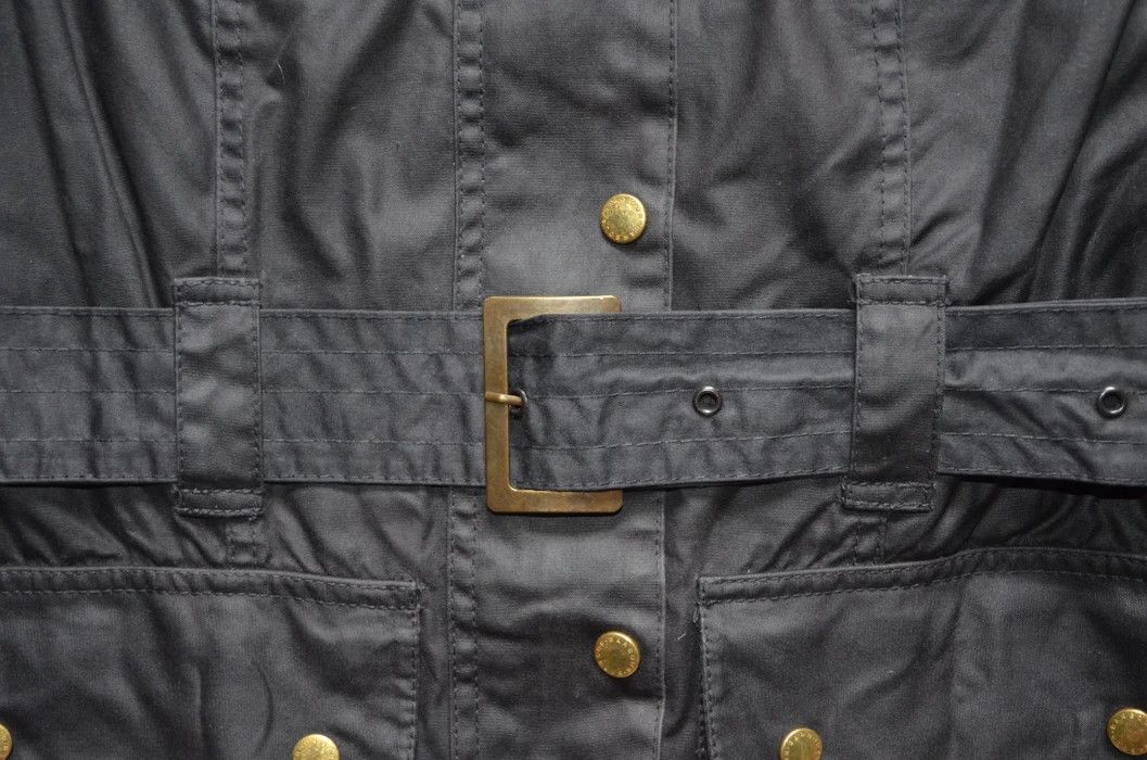 Barbour Barbour International Wax Jacket Womens Black Waxed Cotton Size S / US 4 / IT 40 - 3 Thumbnail