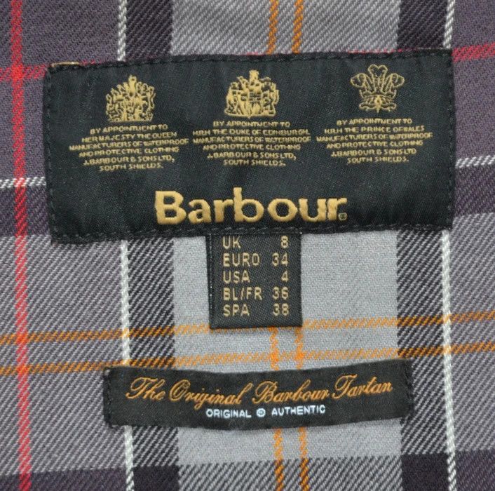 Barbour Barbour International Wax Jacket Womens Black Waxed Cotton Size S / US 4 / IT 40 - 24 Thumbnail