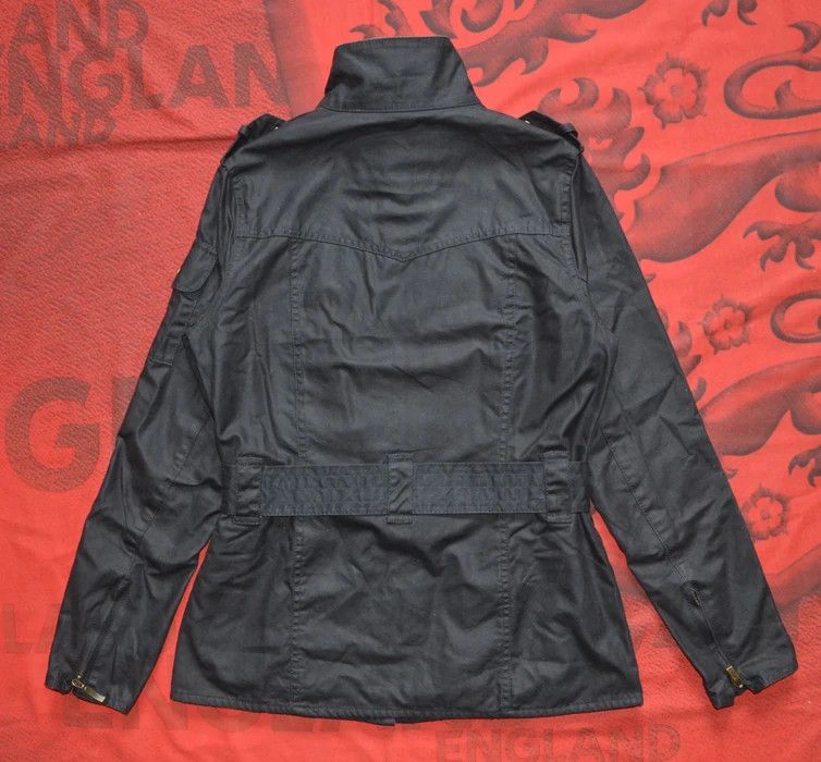 Barbour Barbour International Wax Jacket Womens Black Waxed Cotton Size S / US 4 / IT 40 - 13 Thumbnail