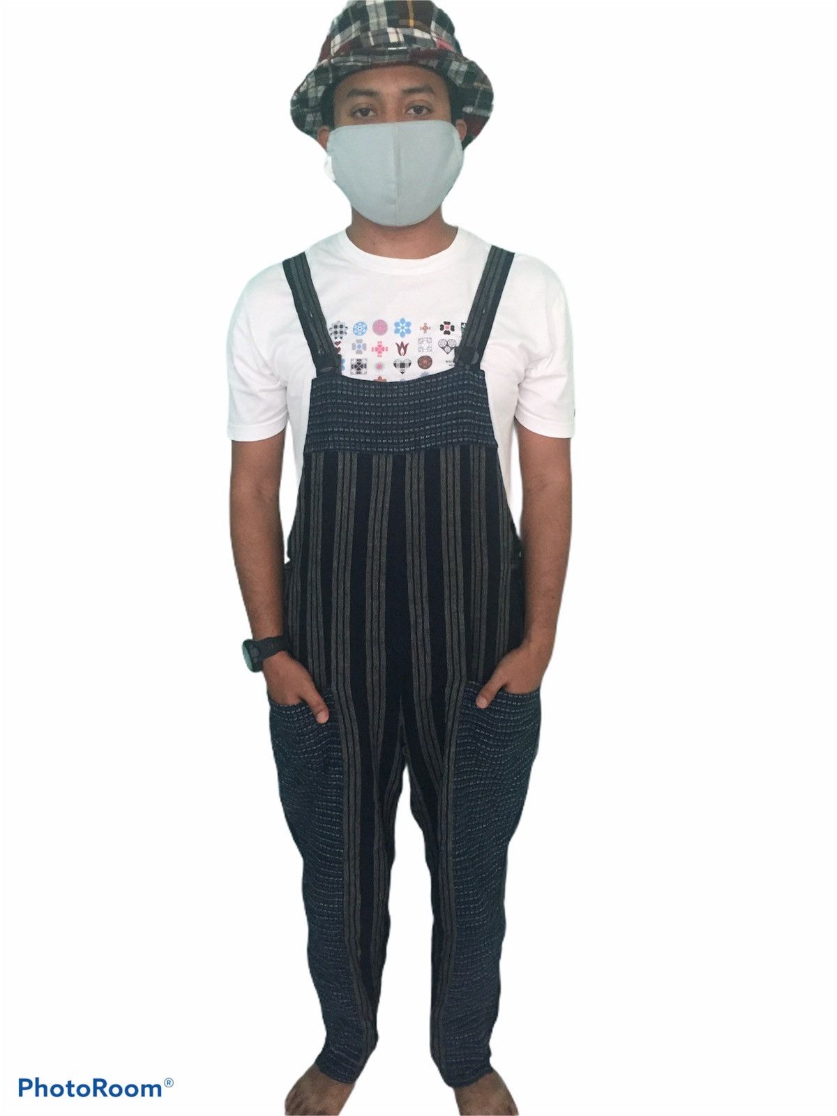 Japanese Brand Classic & Patchy Noragi Style Overall Jumpsuit Size US 42 / EU 58 - 3 Thumbnail