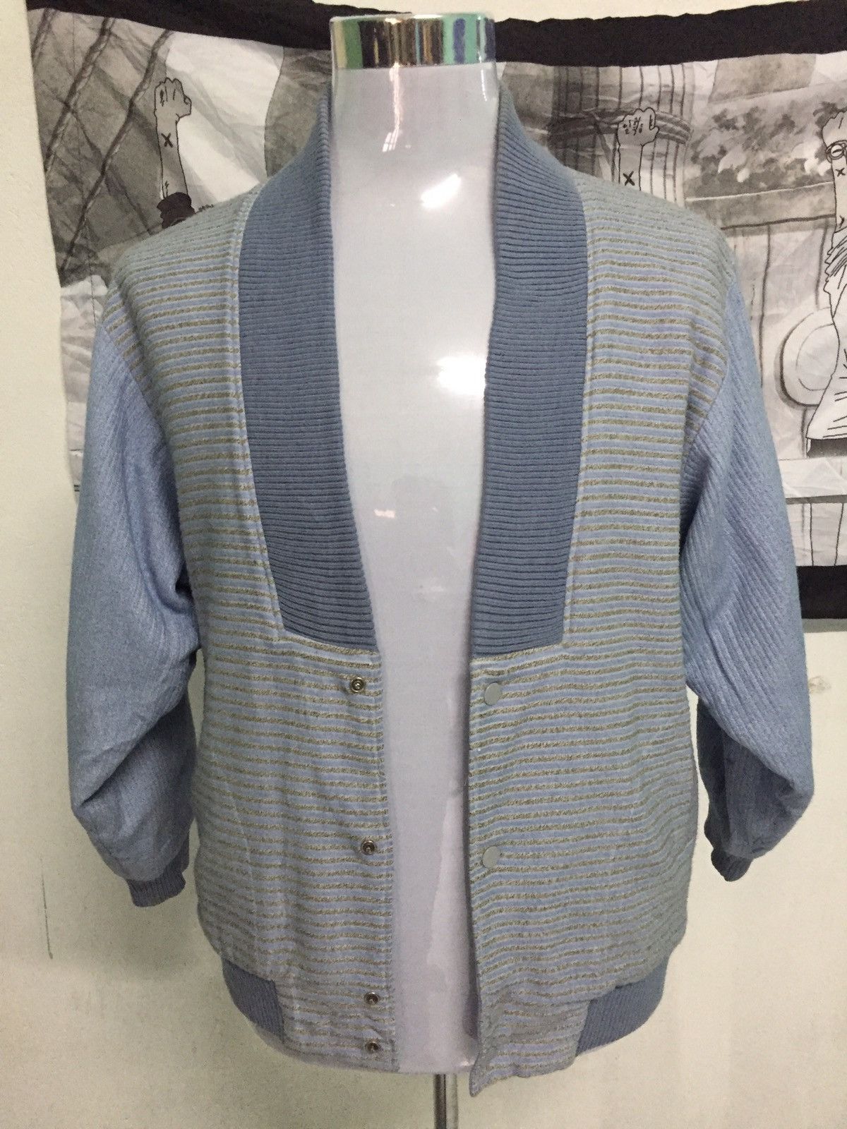 Japanese Brand Crisei Cardigan Style Jacket Size US M / EU 48-50 / 2 - 9 Thumbnail