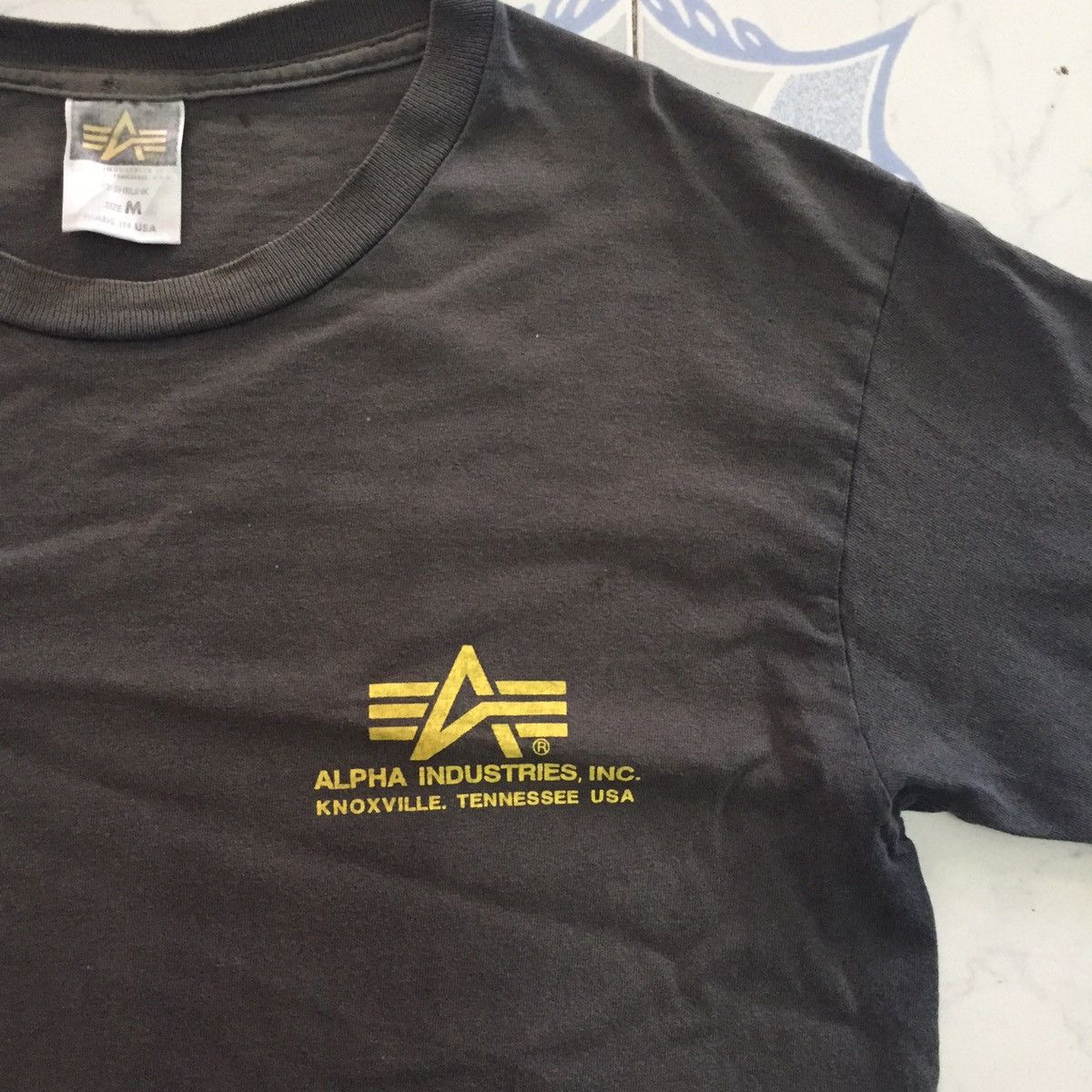 Alpha Industries Alpha Industries Faded Tshirt Tee Size US M / EU 48-50 / 2 - 12 Thumbnail