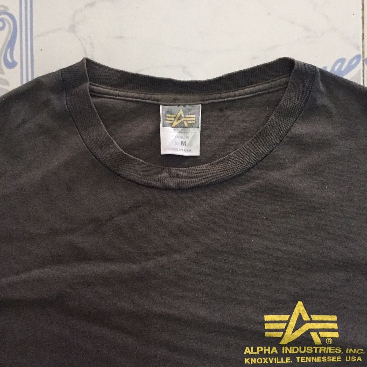Alpha Industries Alpha Industries Faded Tshirt Tee Size US M / EU 48-50 / 2 - 13 Thumbnail