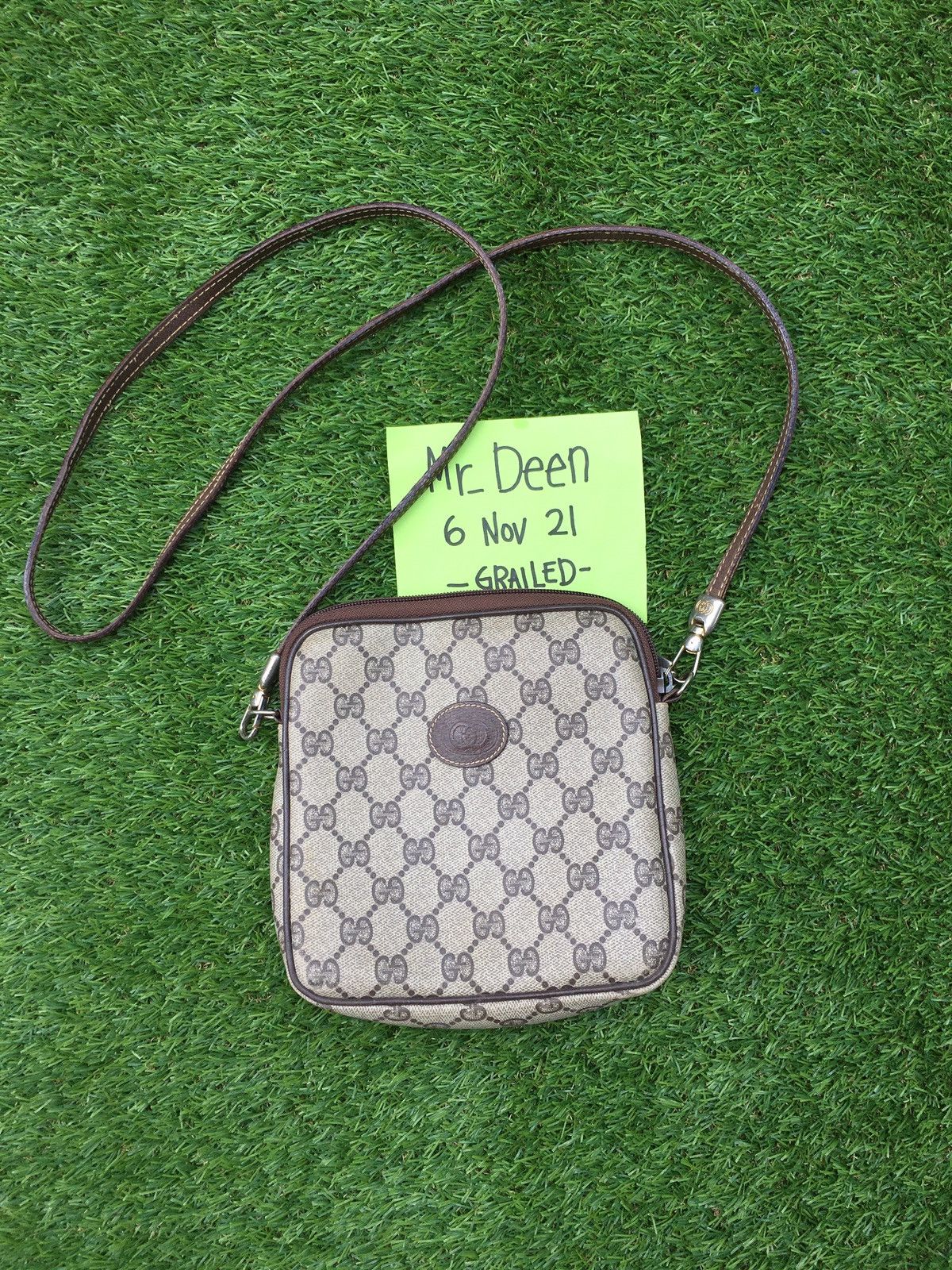 Gucci Vintage Monogram Gucci Sling Bag Grailed