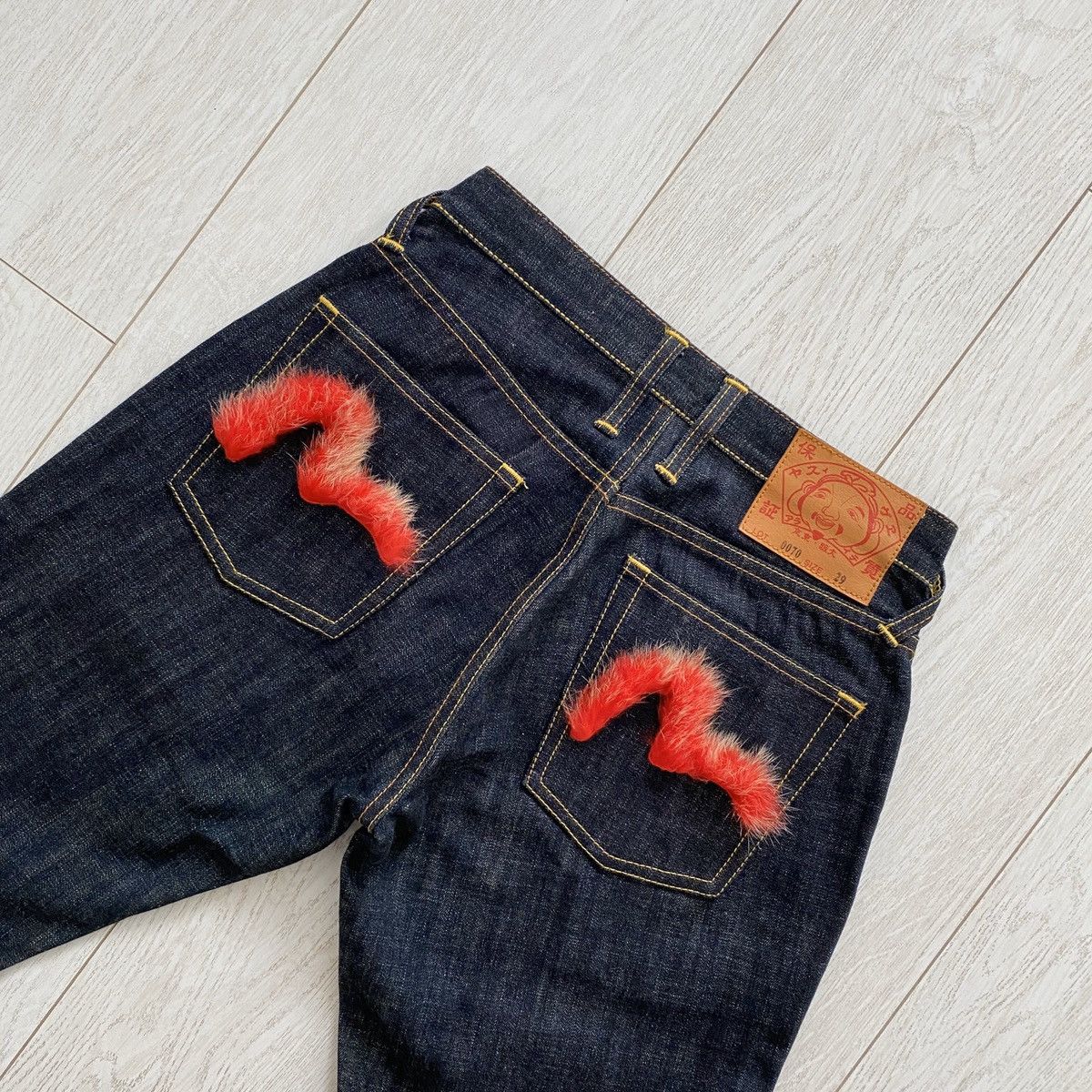 Evisu × Japanese Brand × Vintage Evisu Rabbit Trimming Denim | Grailed