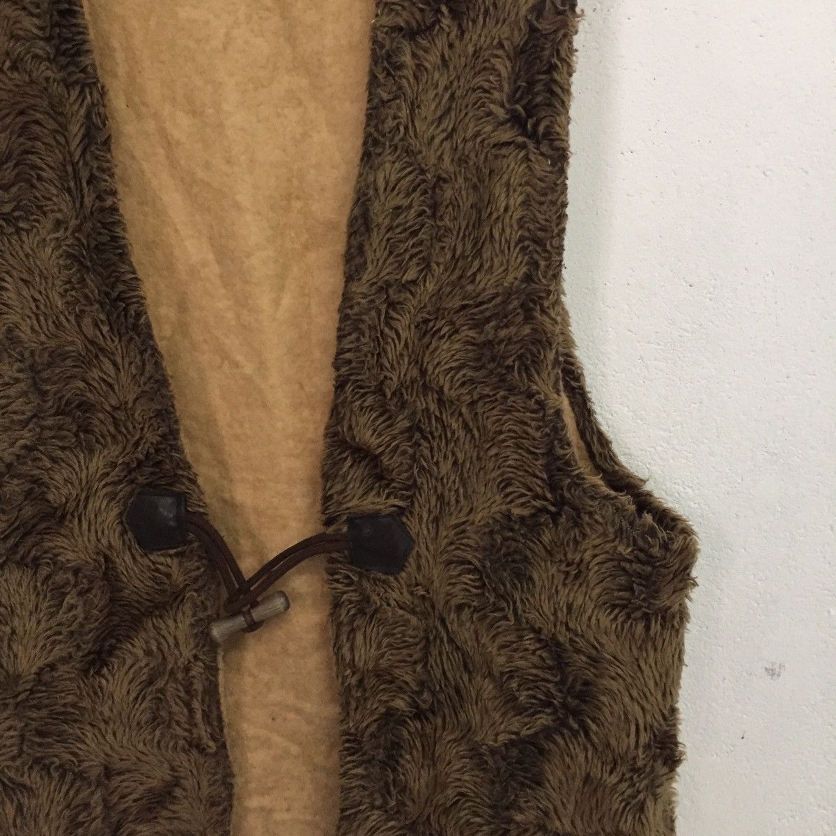 Japanese Brand Japanese Home Wear Fur Vest Sleeveless Outerwear Jacket Size US S / EU 44-46 / 1 - 4 Thumbnail