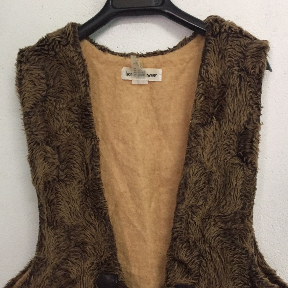 Japanese Brand Japanese Home Wear Fur Vest Sleeveless Outerwear Jacket Size US S / EU 44-46 / 1 - 2 Thumbnail