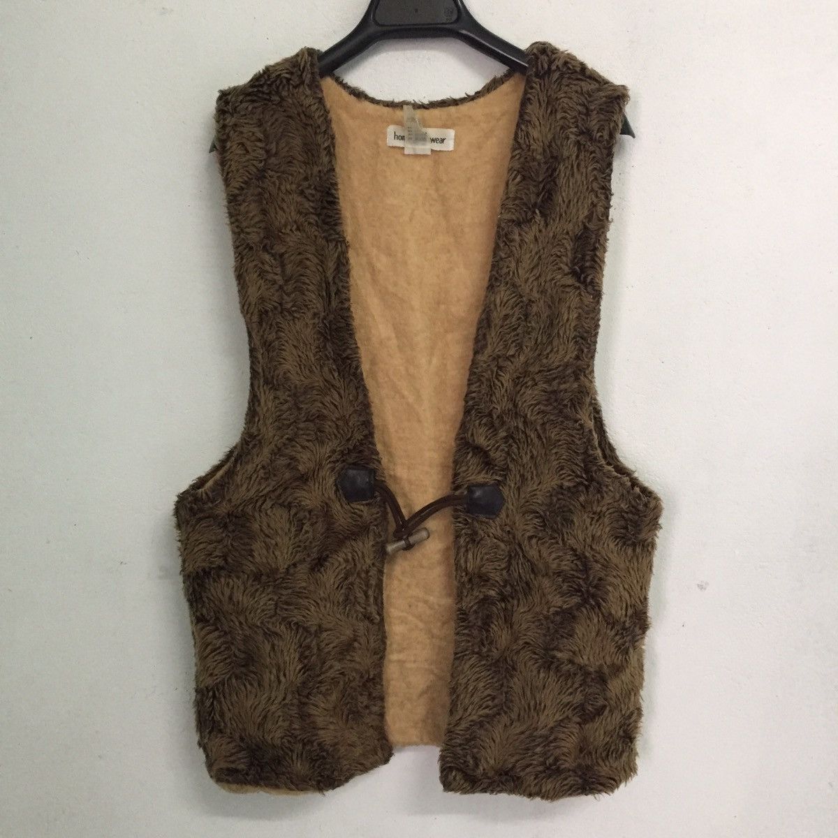 Japanese Brand Japanese Home Wear Fur Vest Sleeveless Outerwear Jacket Size US S / EU 44-46 / 1 - 1 Thumbnail