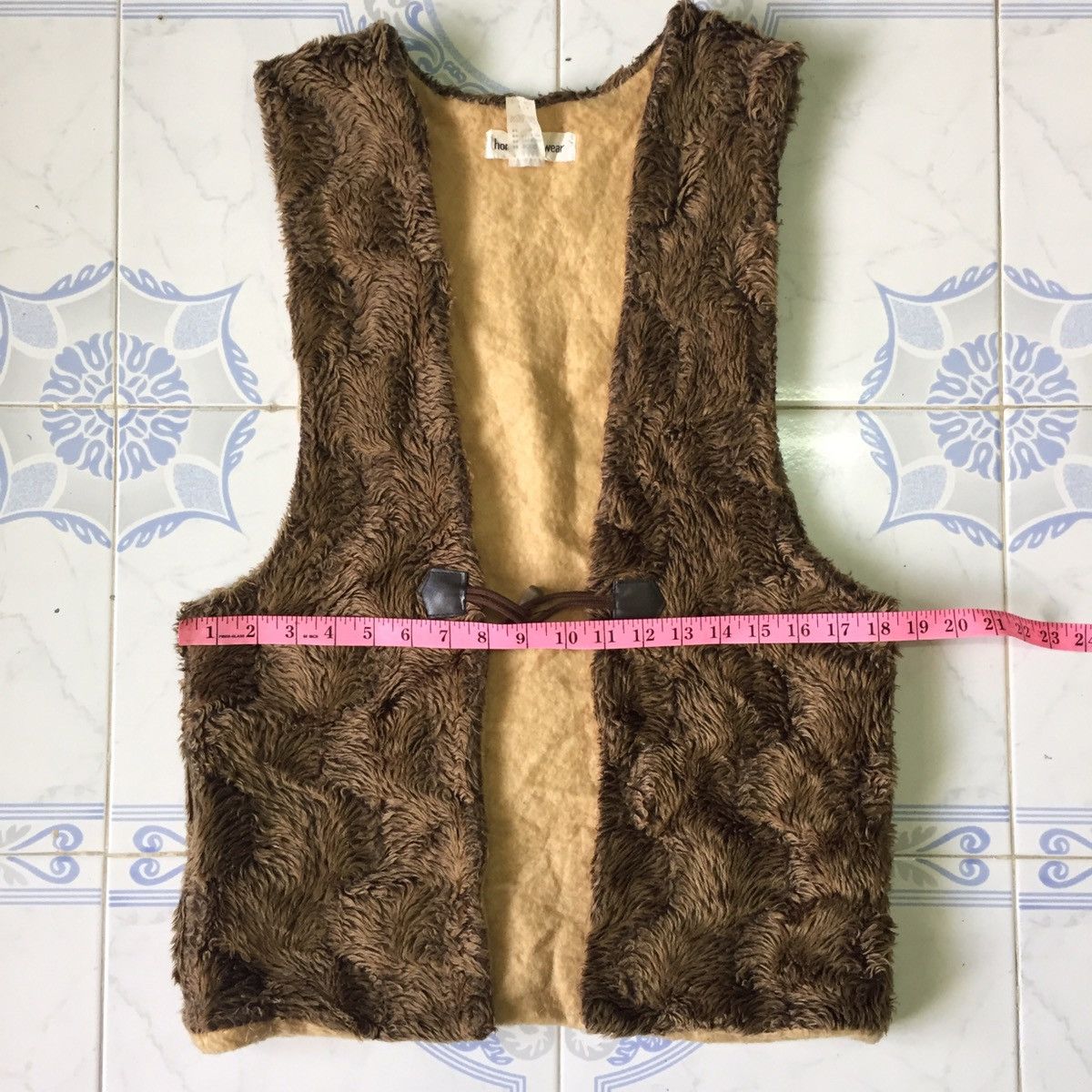 Japanese Brand Japanese Home Wear Fur Vest Sleeveless Outerwear Jacket Size US S / EU 44-46 / 1 - 13 Thumbnail