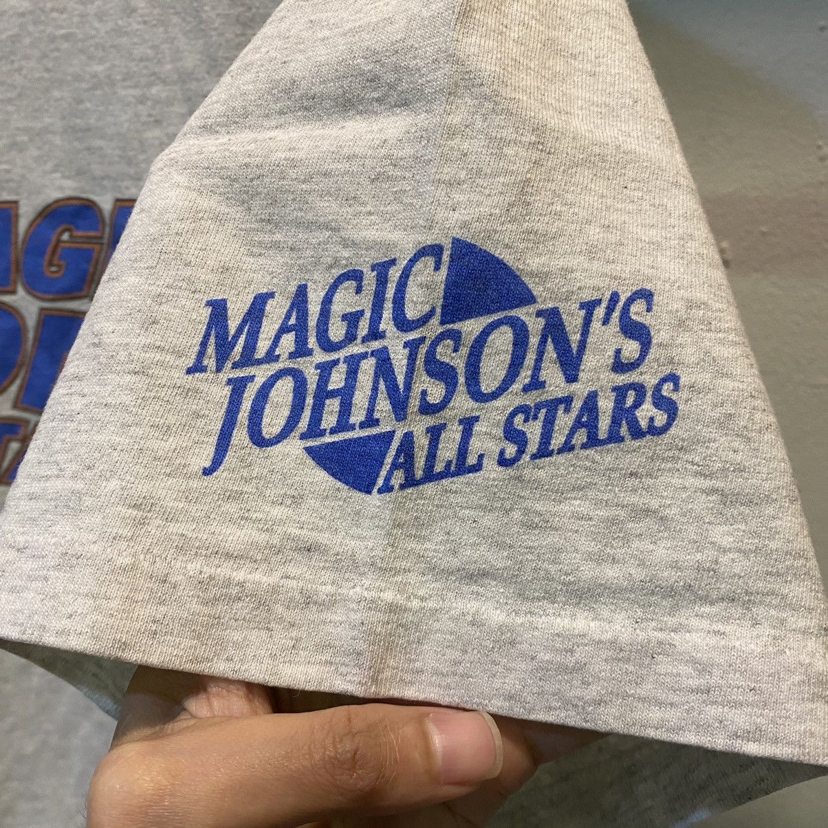 NBA × Vintage VINTAGE 80’s‼️Magic Johnson’s All Stars Tee Size US L / EU 52-54 / 3 - 4 Thumbnail