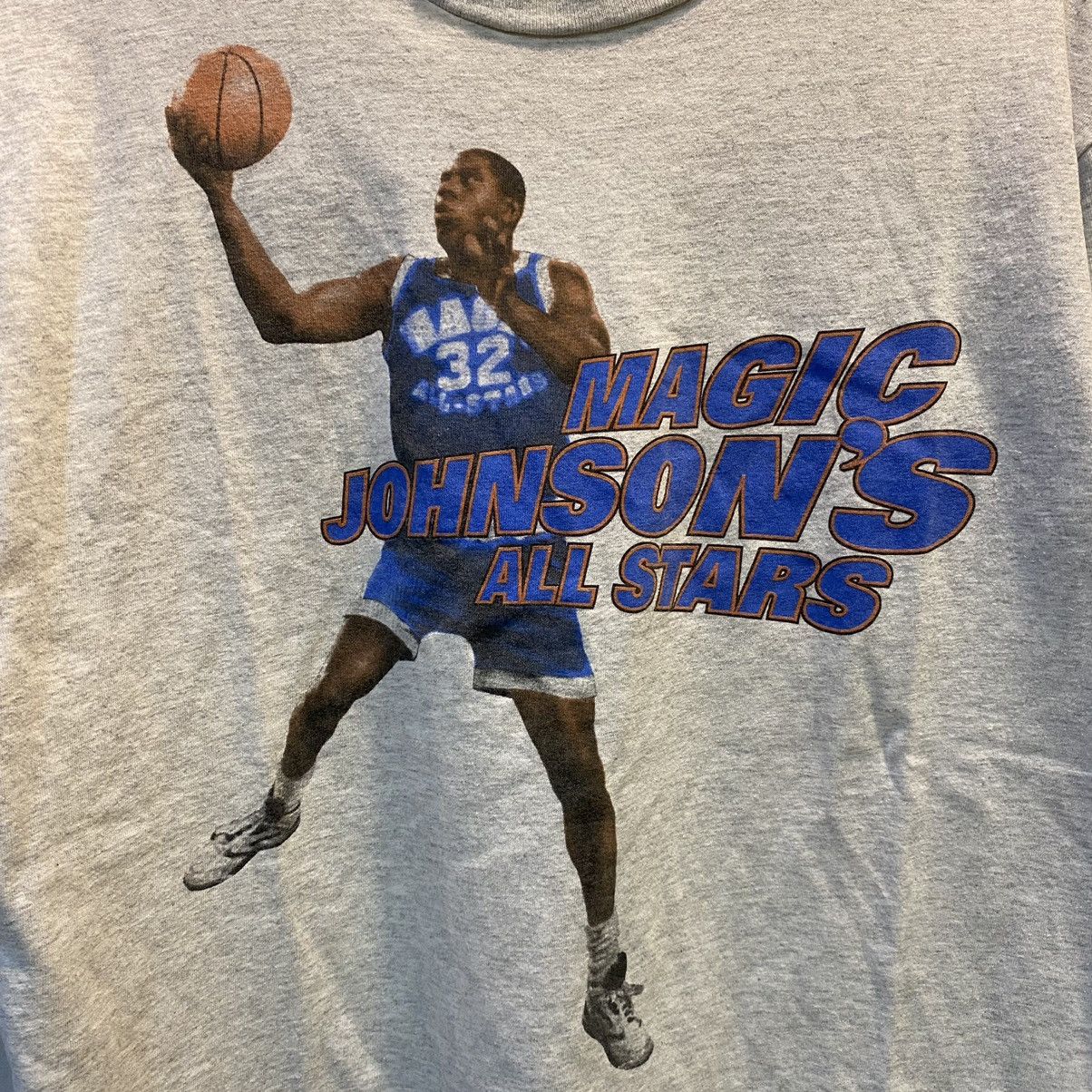 NBA × Vintage VINTAGE 80’s‼️Magic Johnson’s All Stars Tee Size US L / EU 52-54 / 3 - 3 Thumbnail