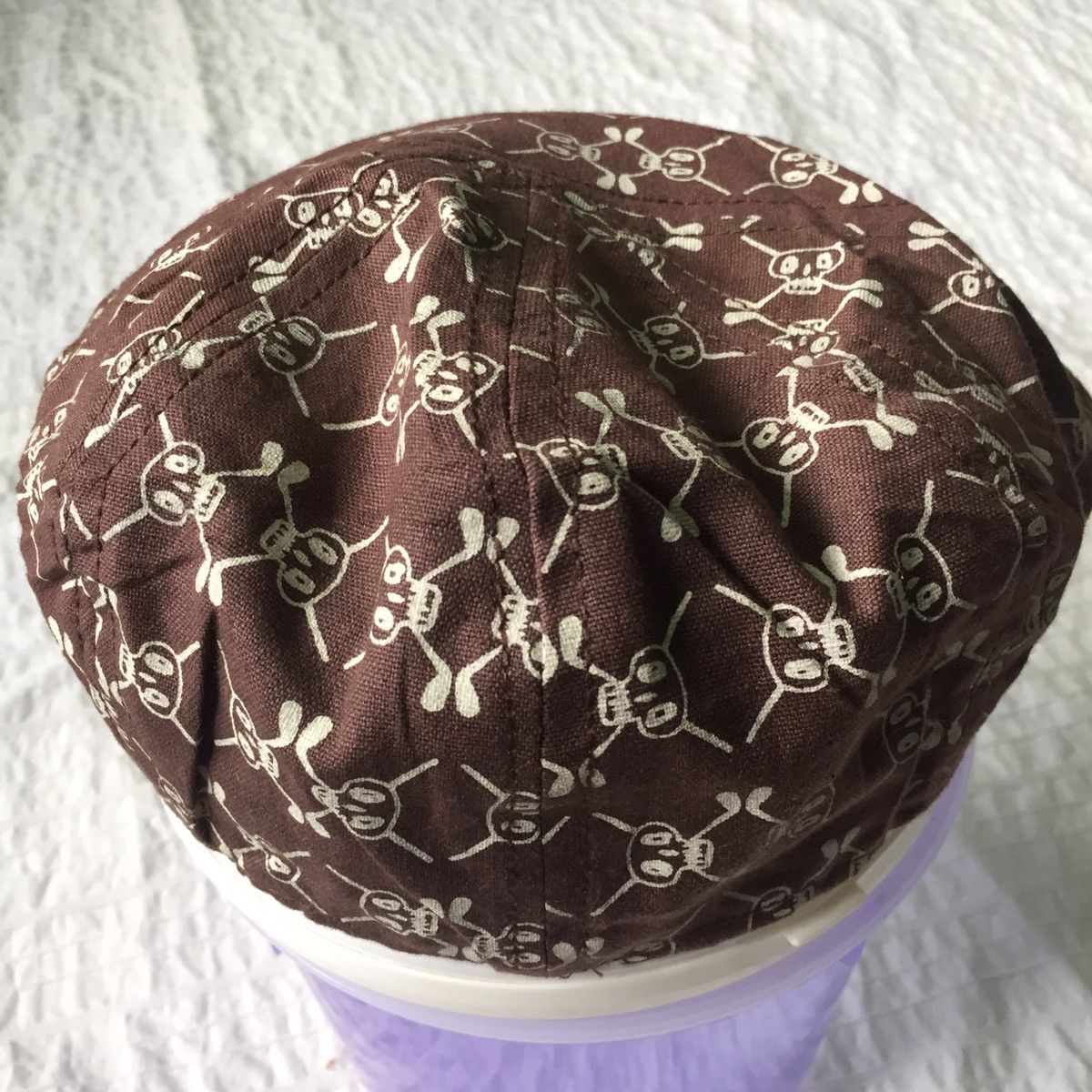 Japanese Brand Full Print Skulls Bareta Cap Hat Like Mastermind Japan Size ONE SIZE - 4 Thumbnail