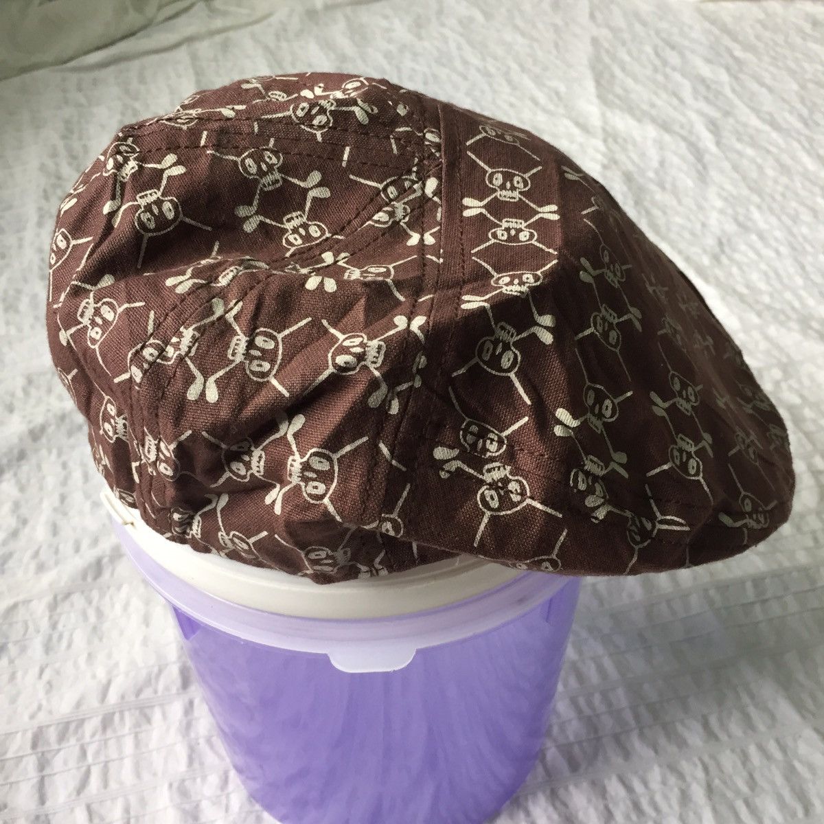 Japanese Brand Full Print Skulls Bareta Cap Hat Like Mastermind Japan Size ONE SIZE - 3 Thumbnail