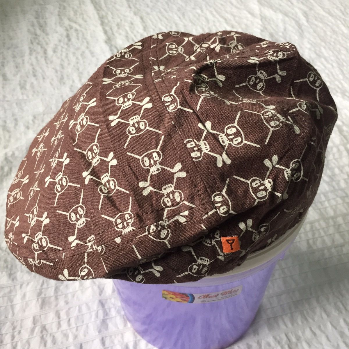 Japanese Brand Full Print Skulls Bareta Cap Hat Like Mastermind Japan Size ONE SIZE - 2 Thumbnail