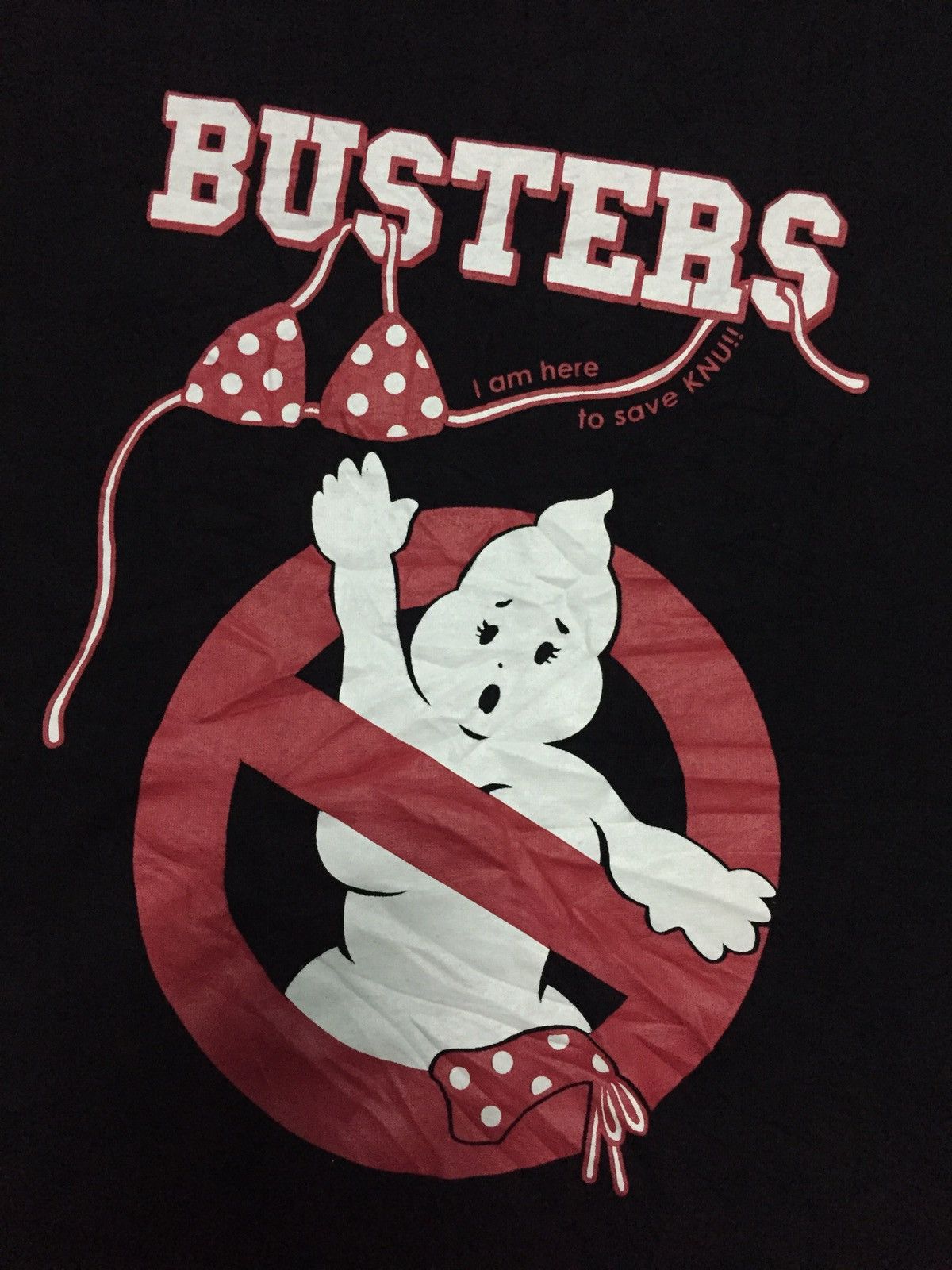 Japanese Brand Do you love Knu?Bust busters tee printstar tag Size US L / EU 52-54 / 3 - 8 Thumbnail