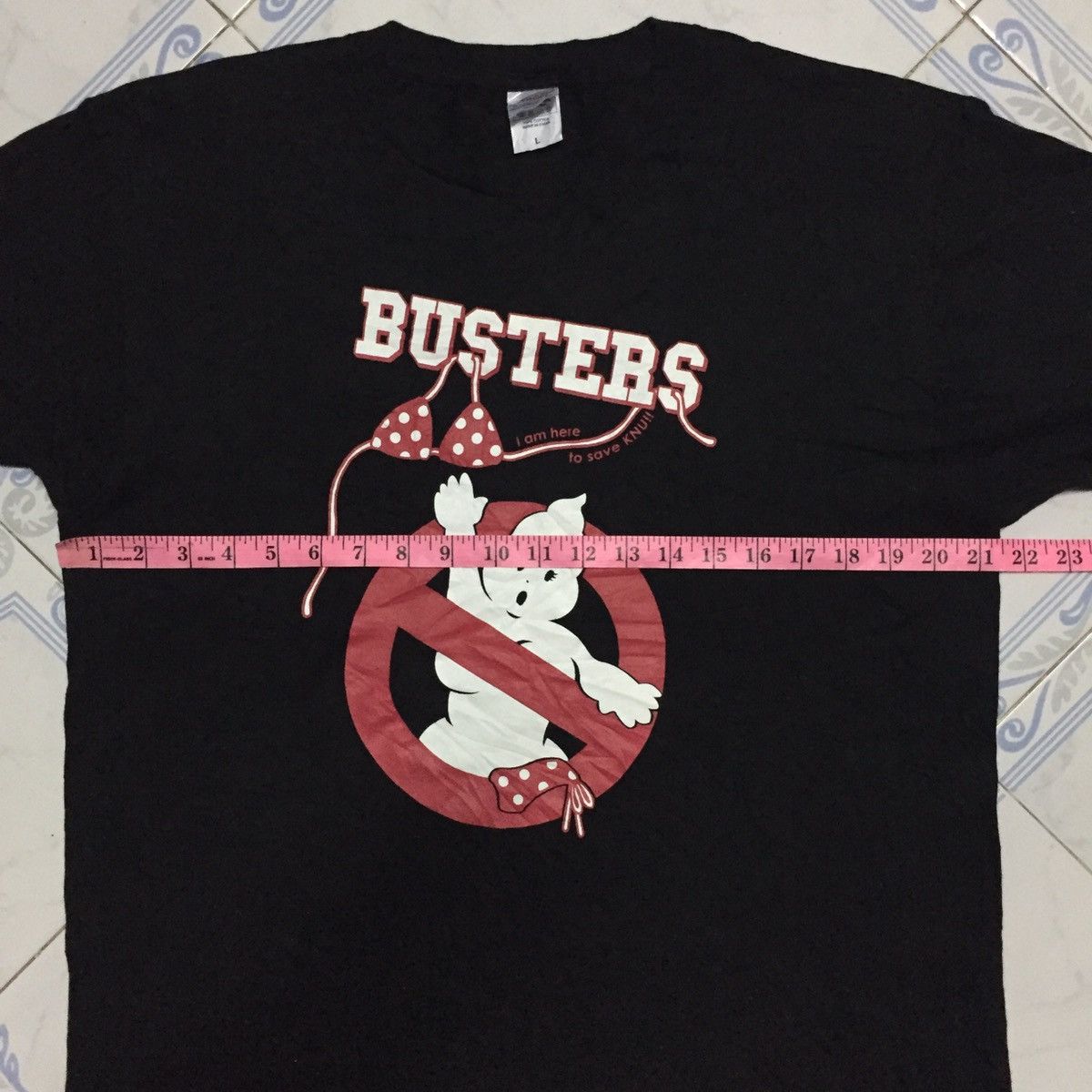 Japanese Brand Do you love Knu?Bust busters tee printstar tag Size US L / EU 52-54 / 3 - 15 Thumbnail