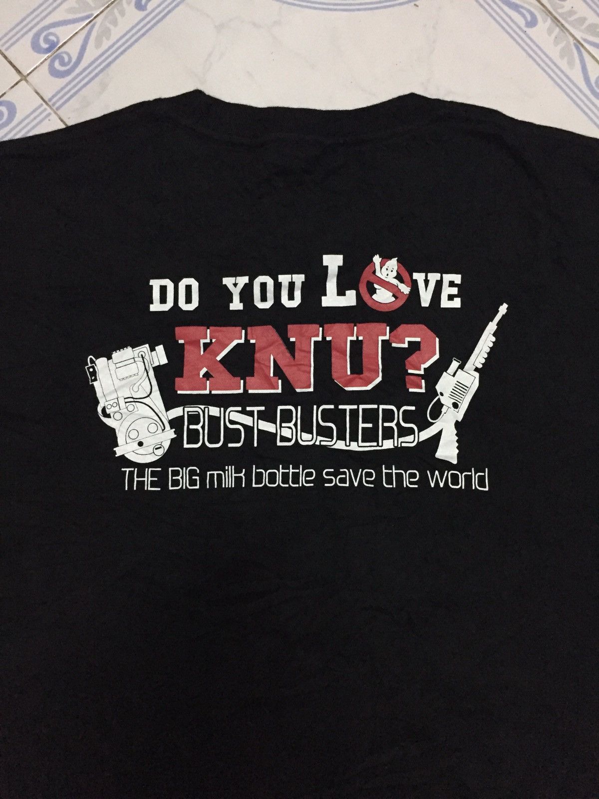 Japanese Brand Do you love Knu?Bust busters tee printstar tag Size US L / EU 52-54 / 3 - 11 Thumbnail