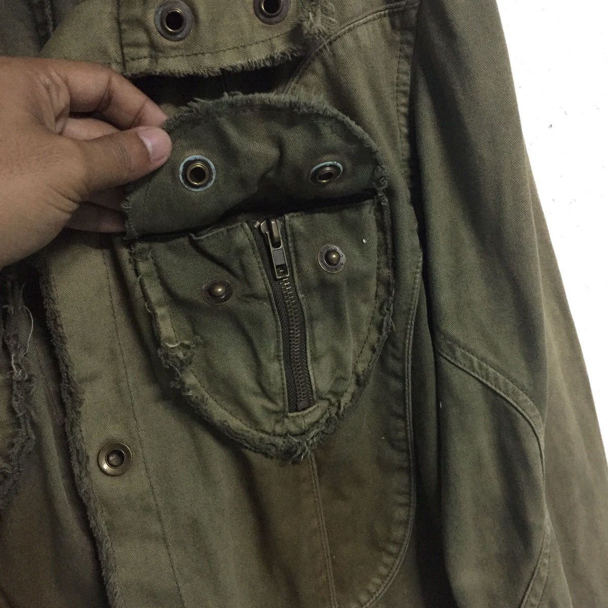 In The Attic Rusty In The Attic Homme Military Style Jacket Multipockets Size US L / EU 52-54 / 3 - 7 Thumbnail