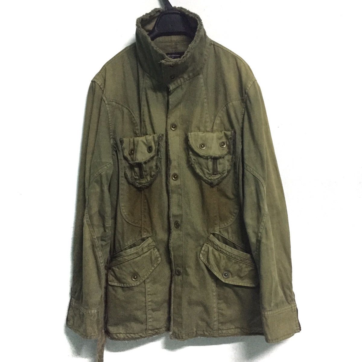 In The Attic Rusty In The Attic Homme Military Style Jacket Multipockets Size US L / EU 52-54 / 3 - 12 Thumbnail