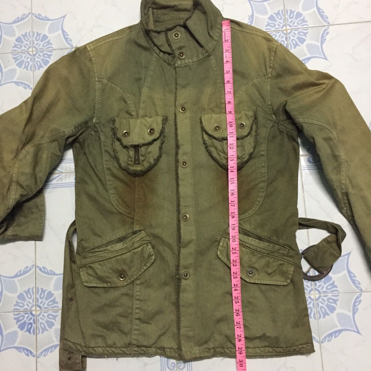 In The Attic Rusty In The Attic Homme Military Style Jacket Multipockets Size US L / EU 52-54 / 3 - 19 Thumbnail