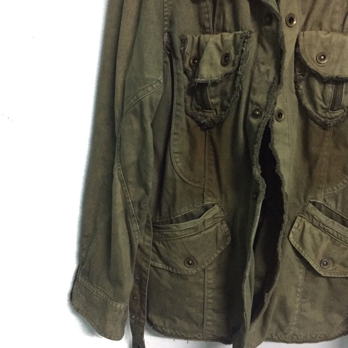 In The Attic Rusty In The Attic Homme Military Style Jacket Multipockets Size US L / EU 52-54 / 3 - 5 Thumbnail