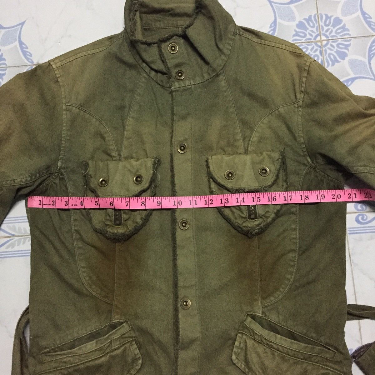 In The Attic Rusty In The Attic Homme Military Style Jacket Multipockets Size US L / EU 52-54 / 3 - 18 Thumbnail