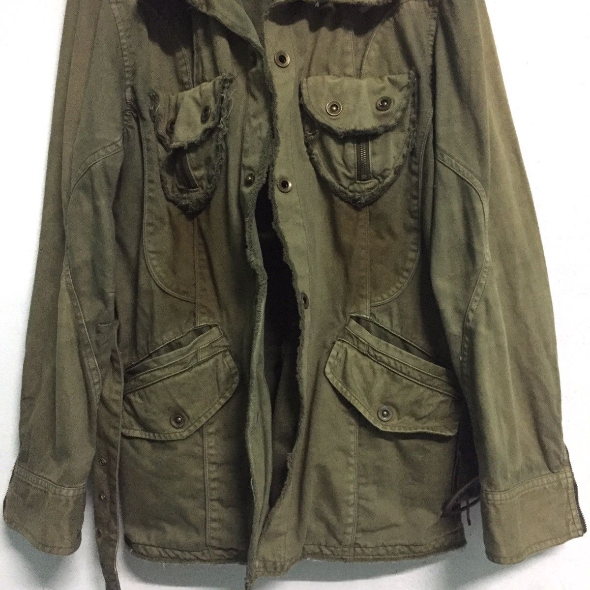 In The Attic Rusty In The Attic Homme Military Style Jacket Multipockets Size US L / EU 52-54 / 3 - 3 Thumbnail