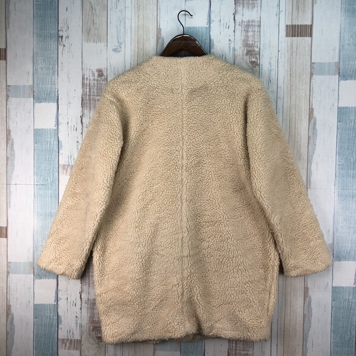 Japanese Brand × Vintage Rare Vintage Coen Deep Pile Fleece Long Jacket Size US M / EU 48-50 / 2 - 2 Thumbnail