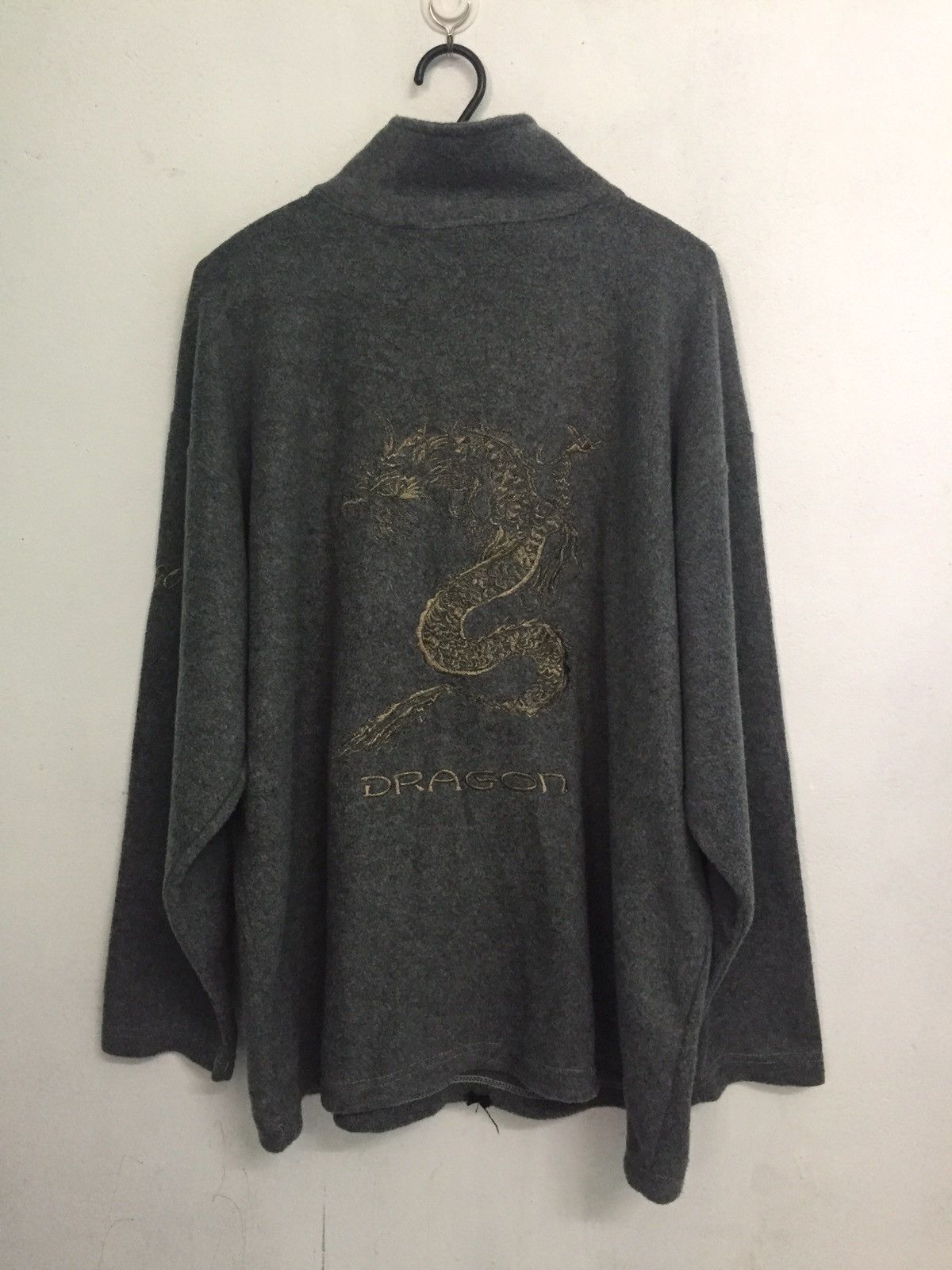 Japanese Brand Dragon Embroidery Sweater Sweatshirt Fleece Size US L / EU 52-54 / 3 - 1 Thumbnail