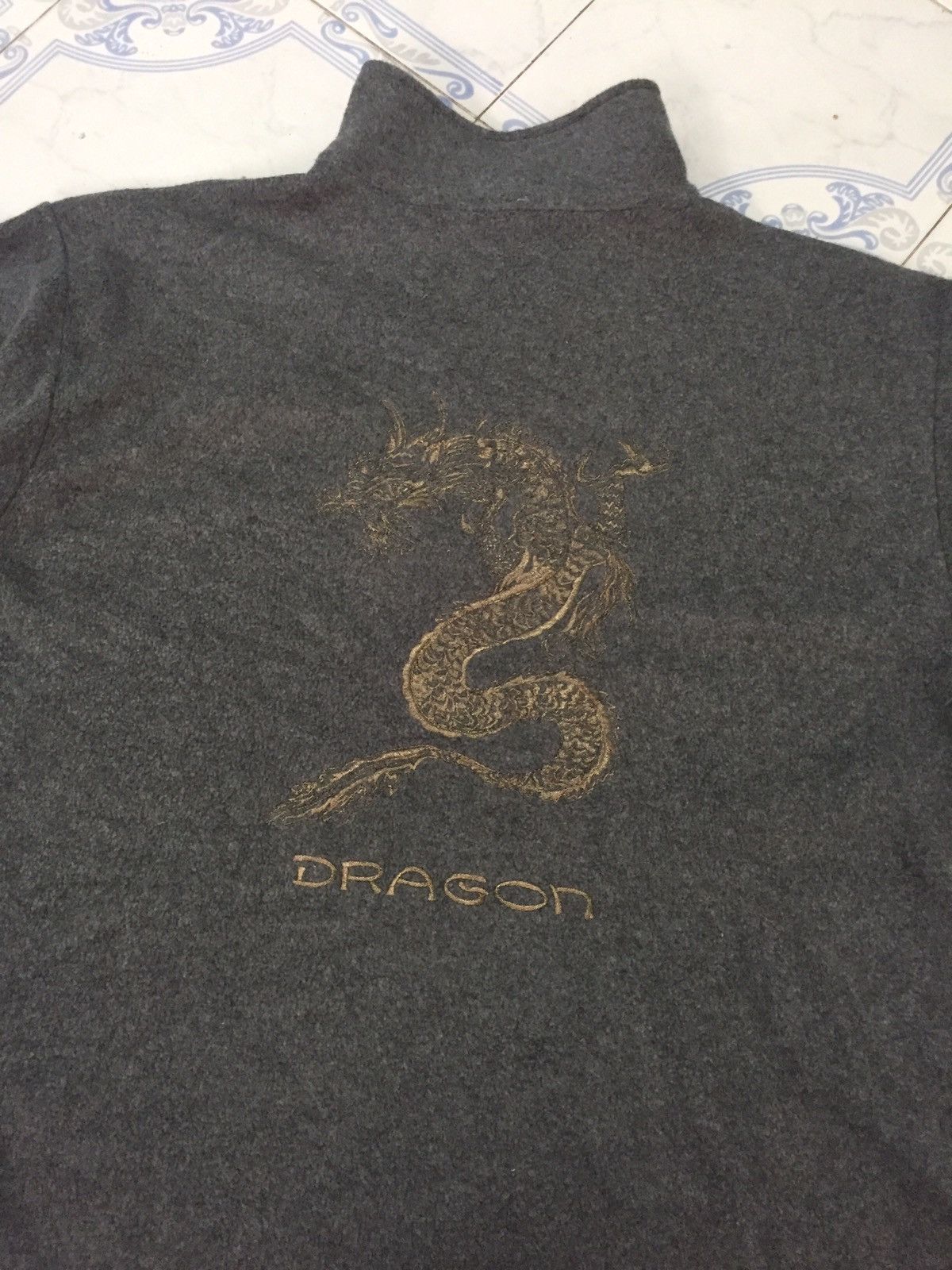 Japanese Brand Dragon Embroidery Sweater Sweatshirt Fleece Size US L / EU 52-54 / 3 - 3 Thumbnail