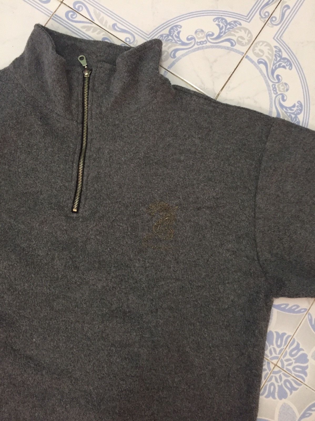 Japanese Brand Dragon Embroidery Sweater Sweatshirt Fleece Size US L / EU 52-54 / 3 - 4 Thumbnail