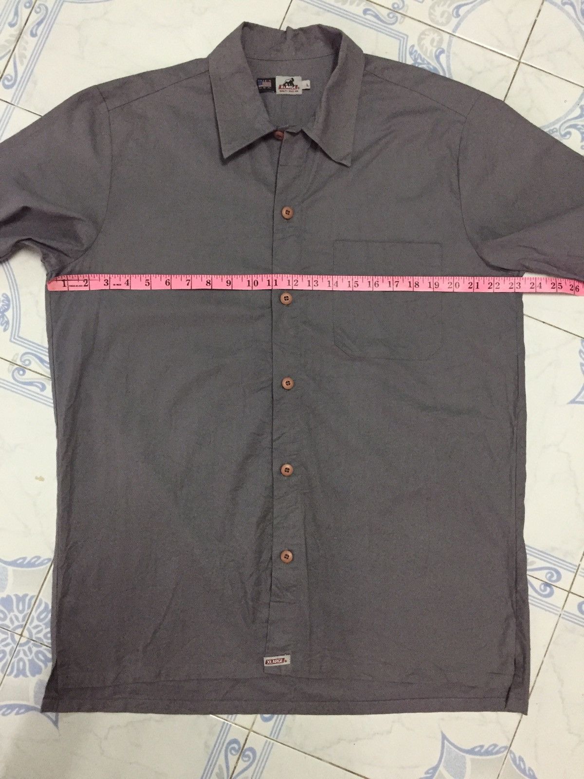 Other XLARGE Short Sleeve Button Up MADE IN USA Size US L / EU 52-54 / 3 - 22 Thumbnail