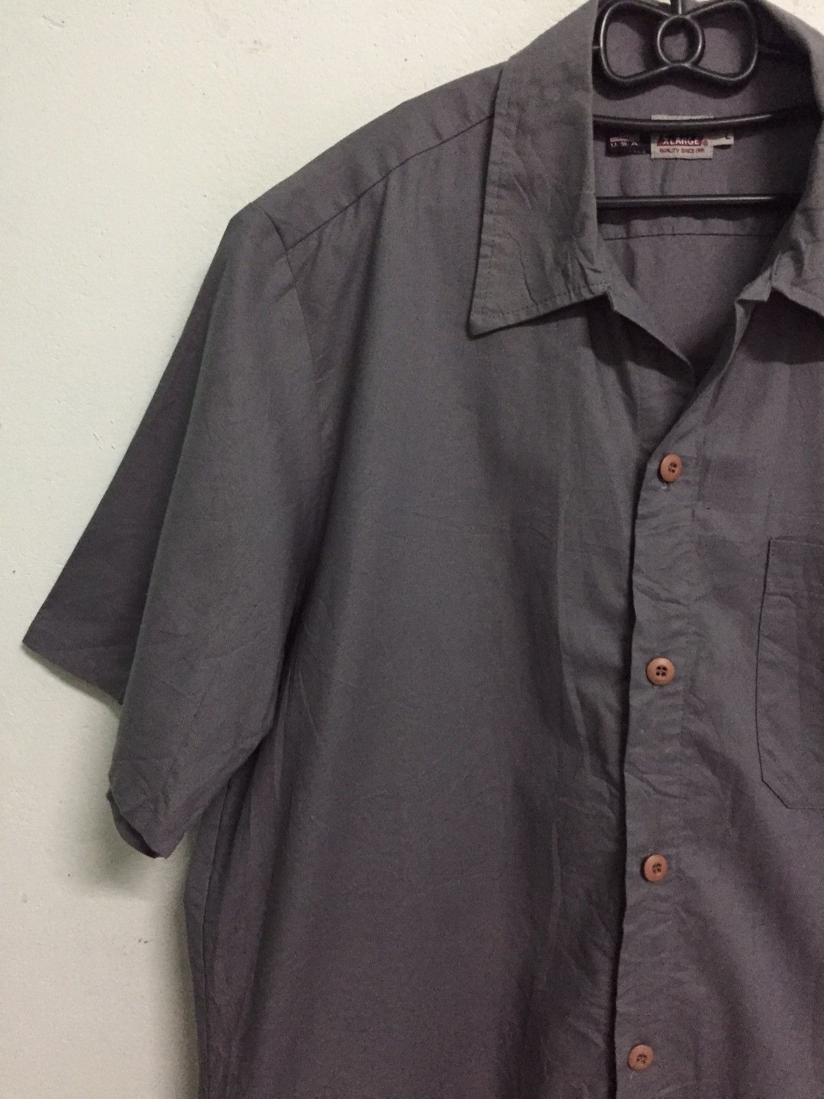 Other XLARGE Short Sleeve Button Up MADE IN USA Size US L / EU 52-54 / 3 - 4 Thumbnail