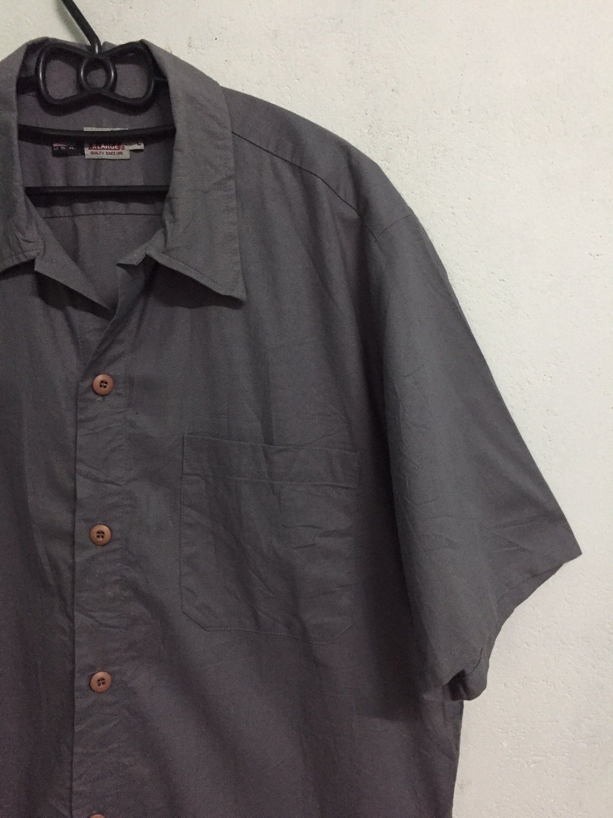 Other XLARGE Short Sleeve Button Up MADE IN USA Size US L / EU 52-54 / 3 - 3 Thumbnail